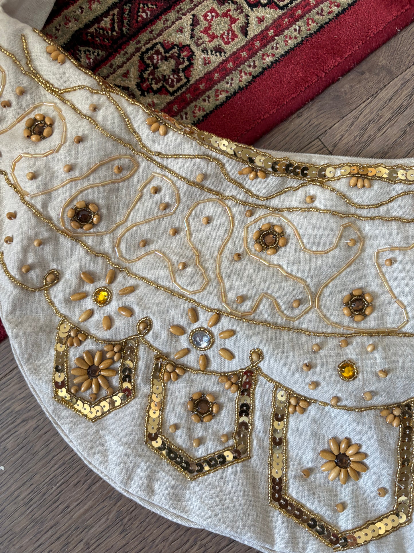 BEADED BOHO CROSS BODY BAG