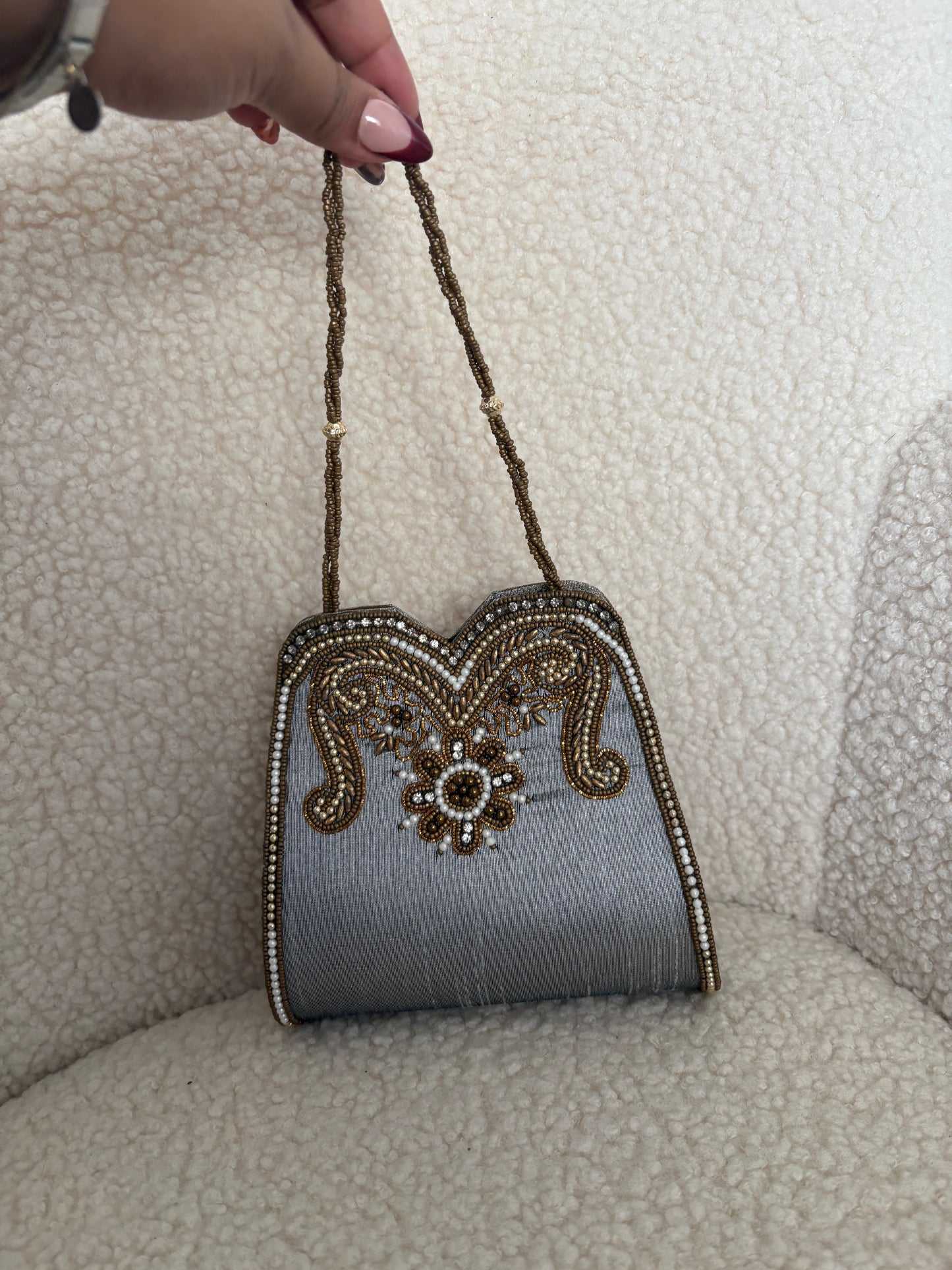 BEADED CLUTCH