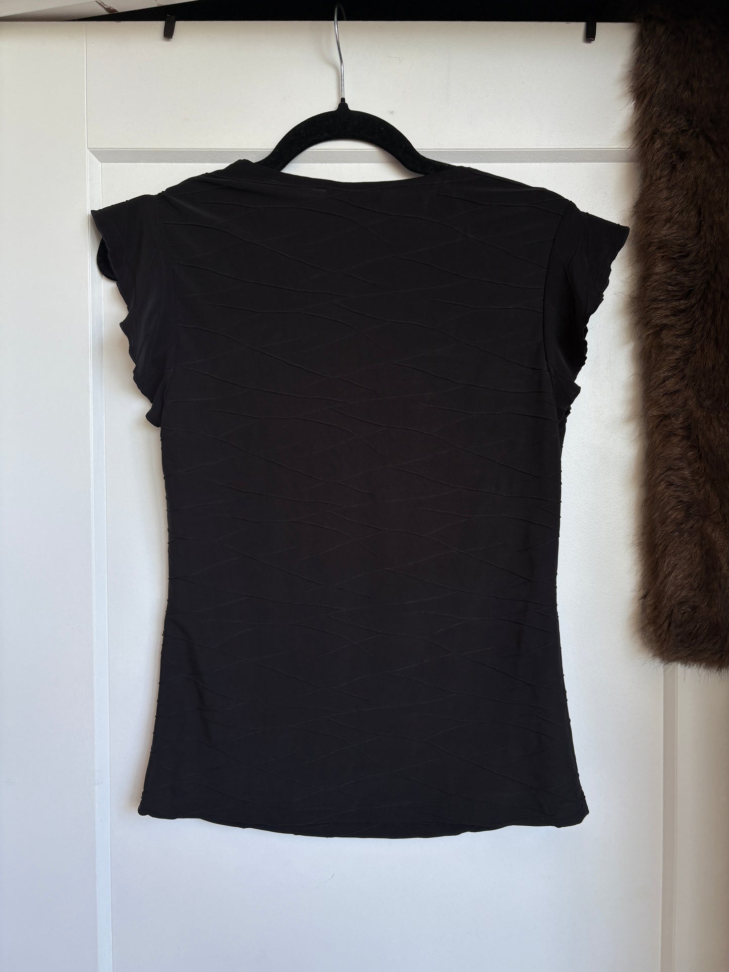 BLACK SUMMER TIE UP TOP