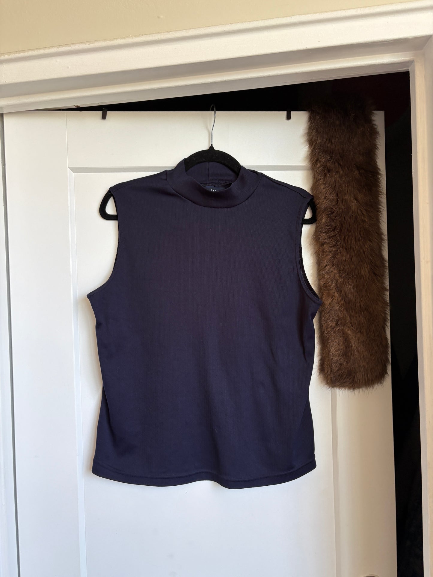 BLUE MOCK NECK TANK