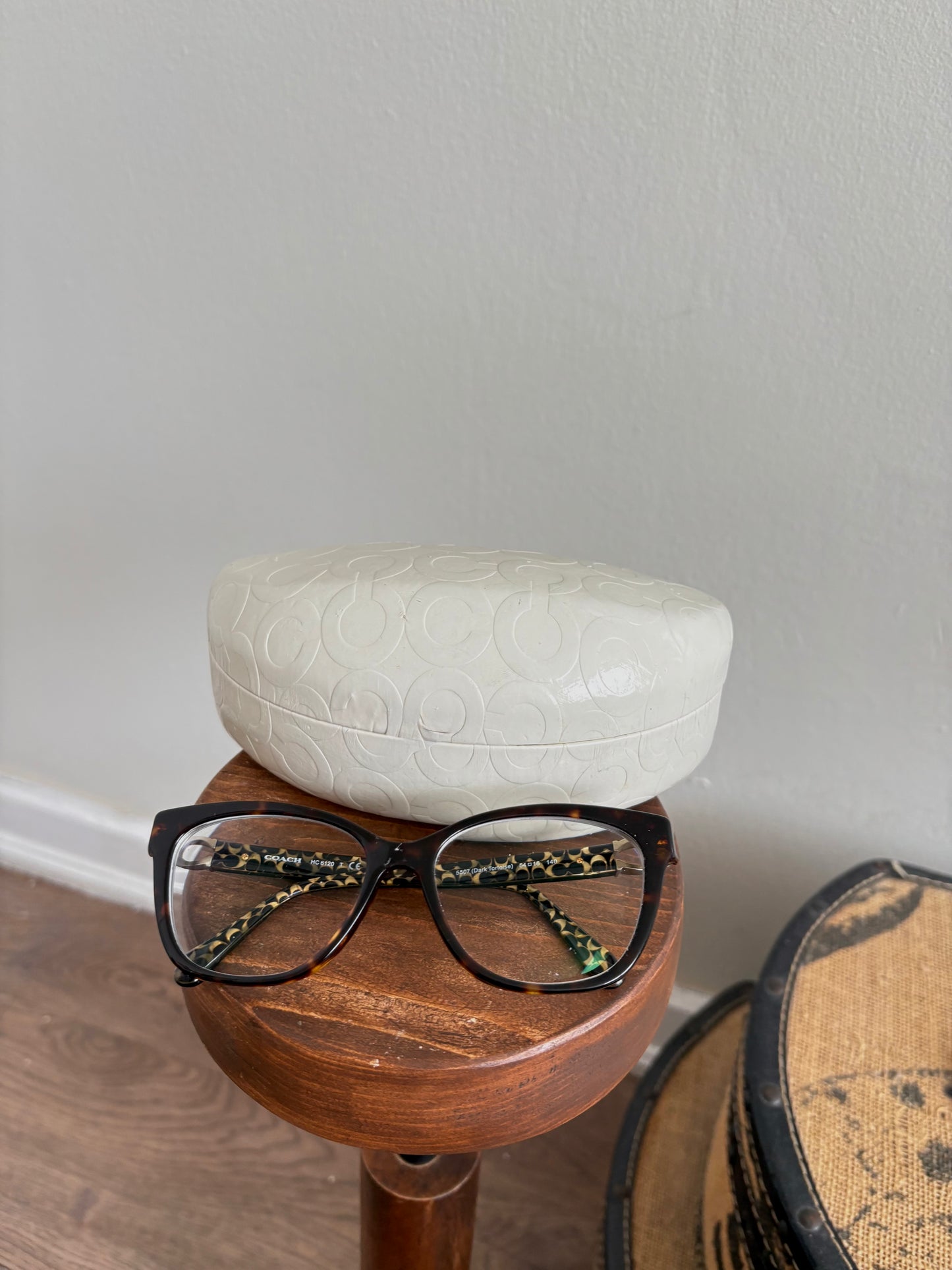 COACH DARK TORTOISE EYEGLASSES