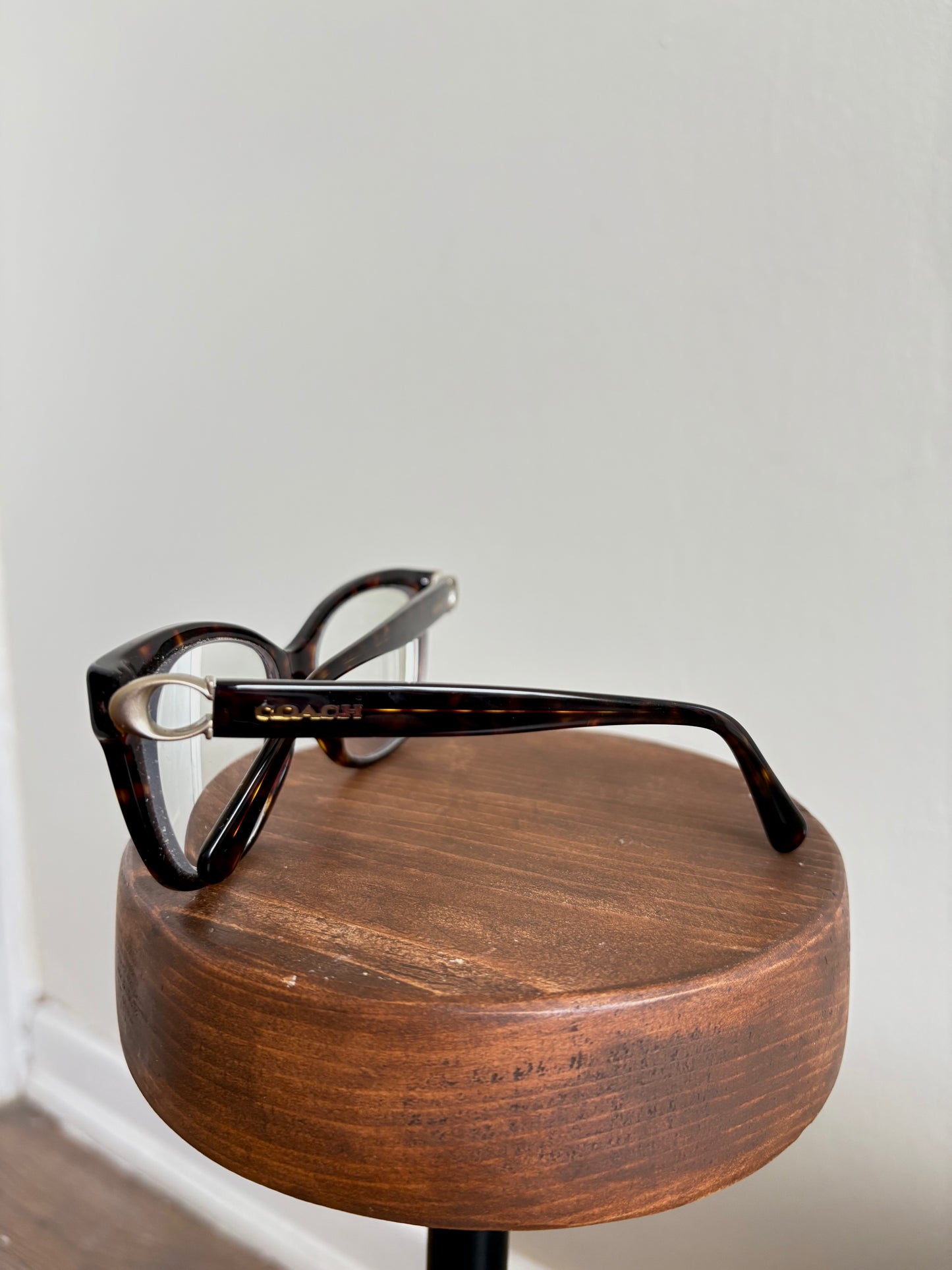 COACH DARK TORTOISE EYEGLASSES