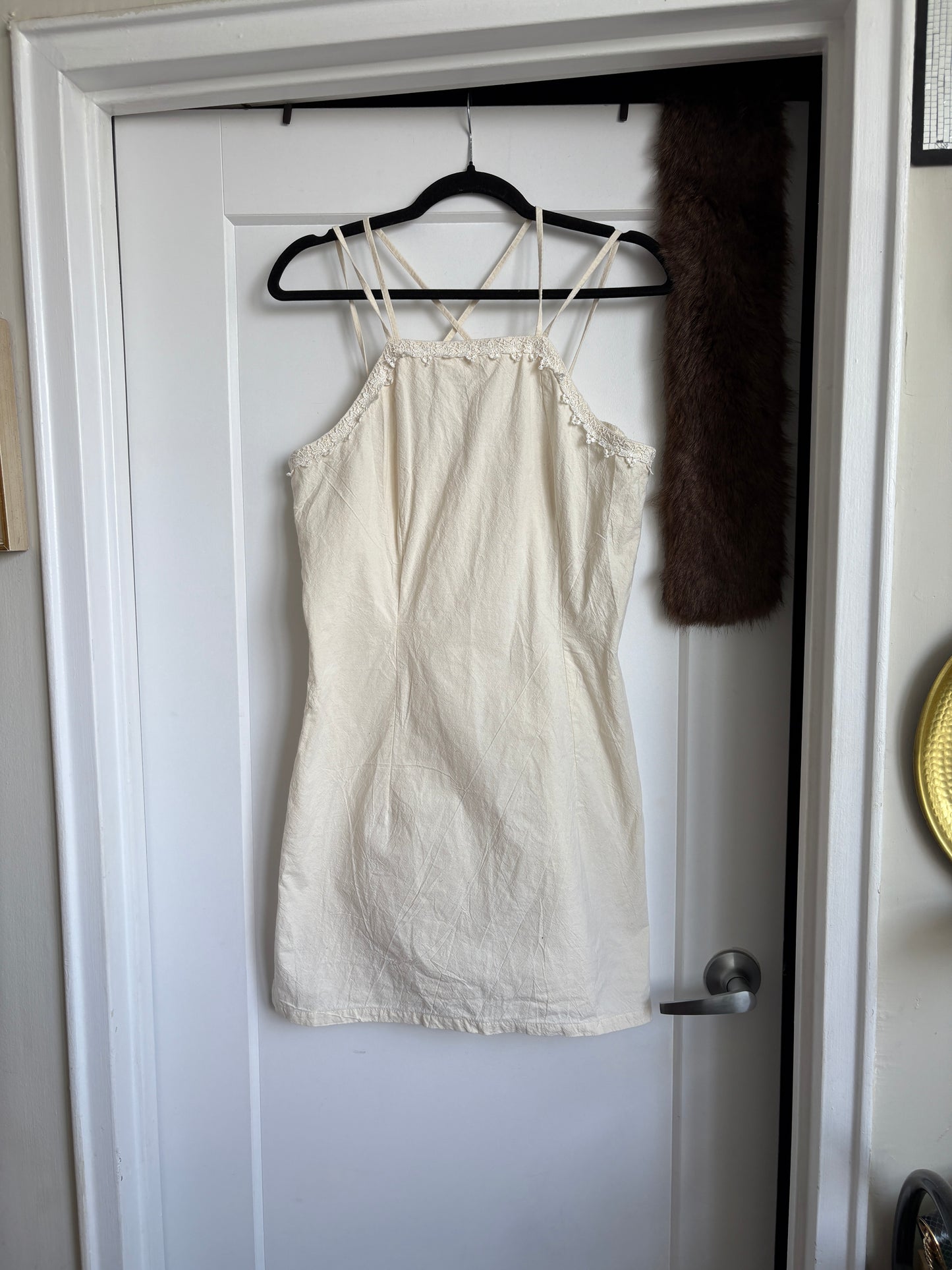 COTTON MINI DRESS