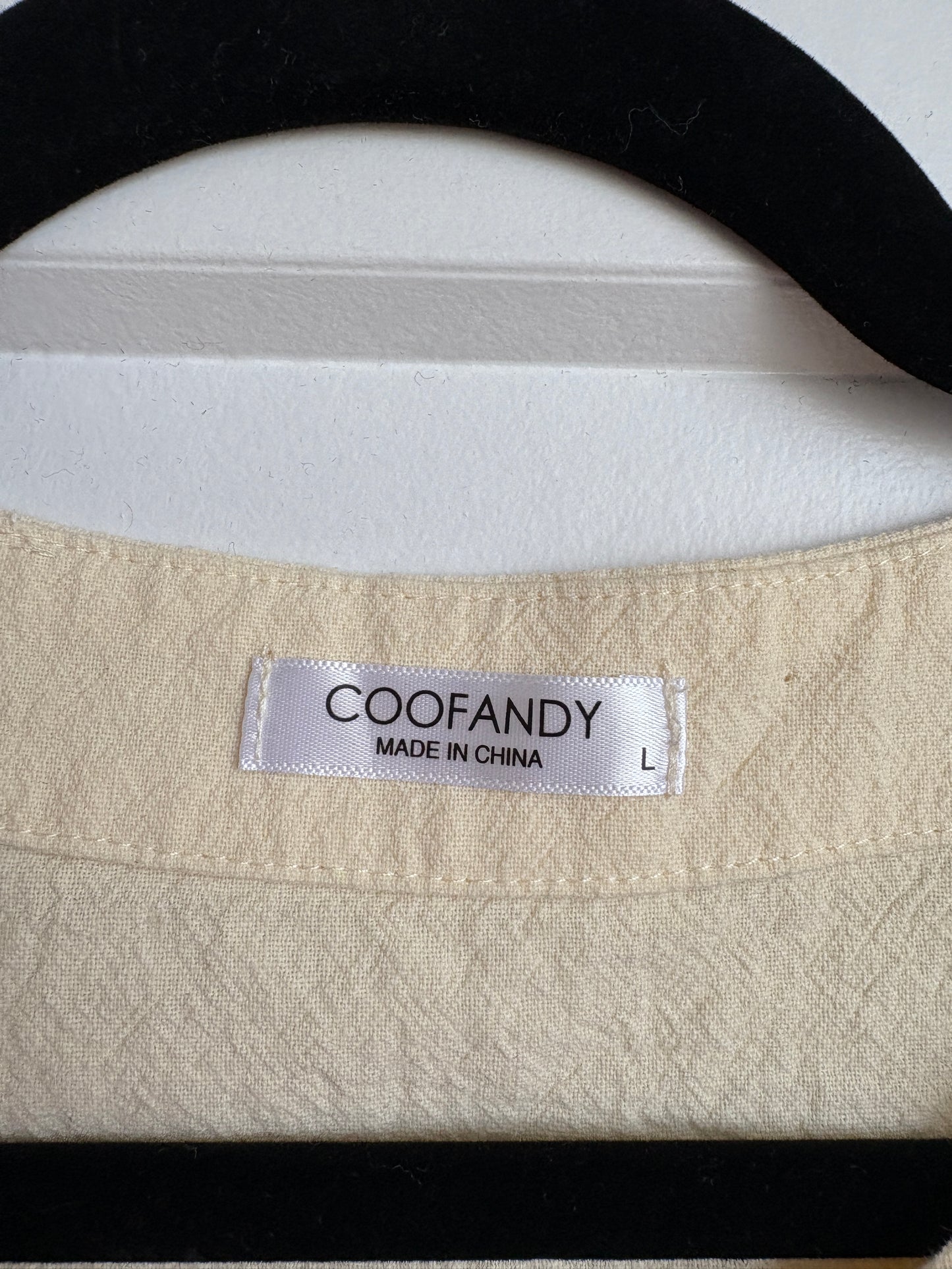 CREAM COTTON TANK