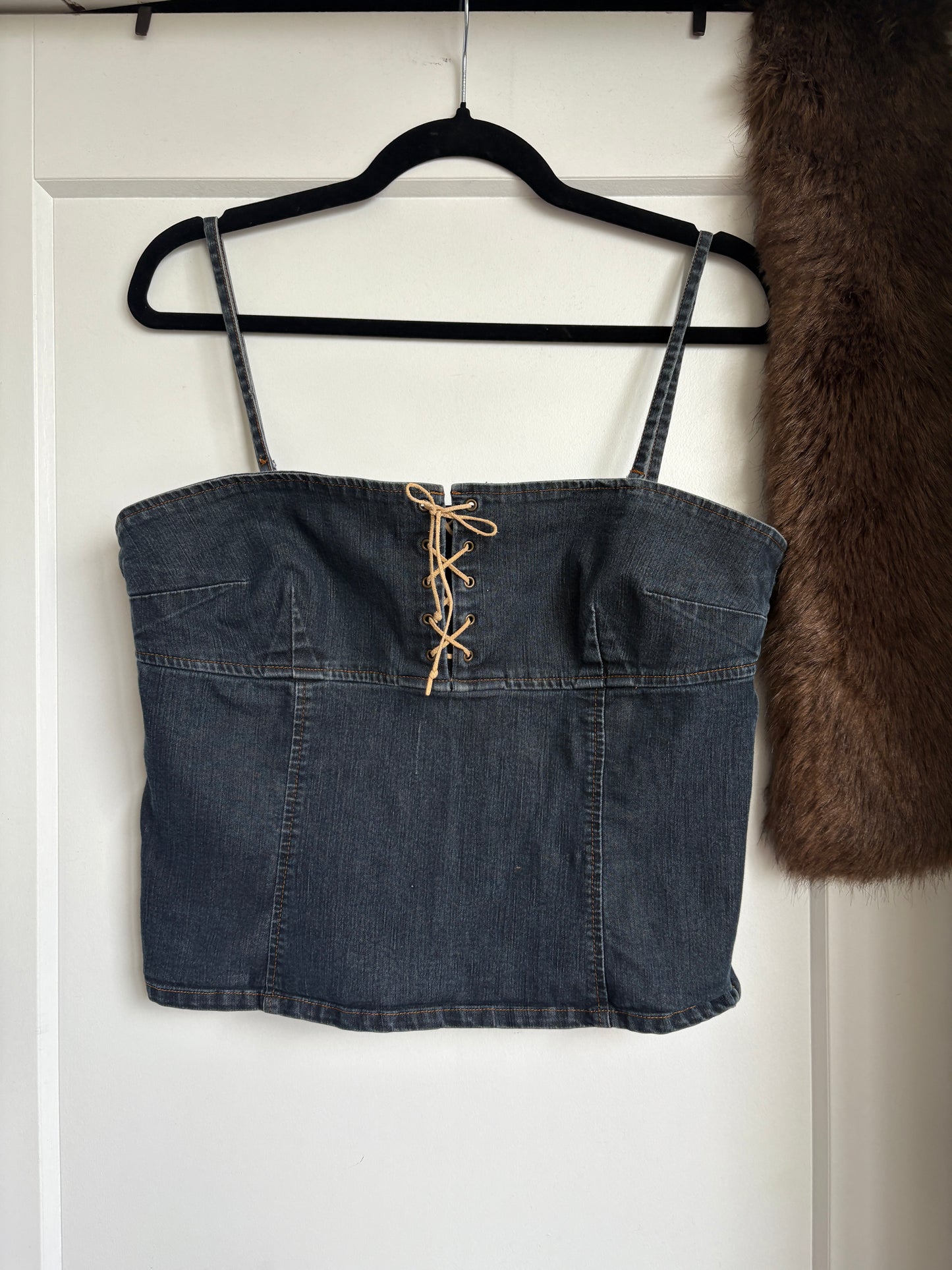 DENIM CROP TOP - XL
