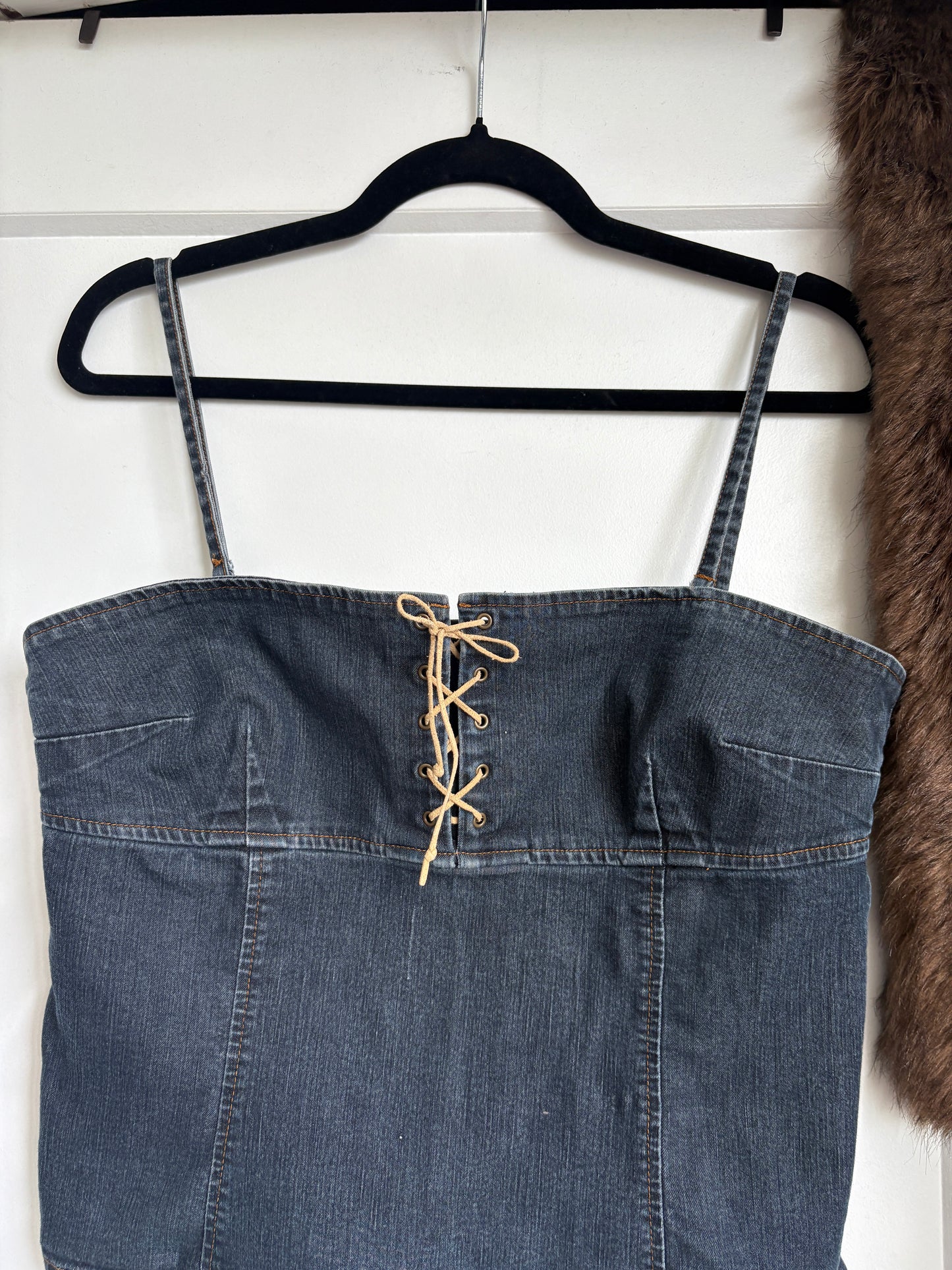 DENIM CROP TOP - XL