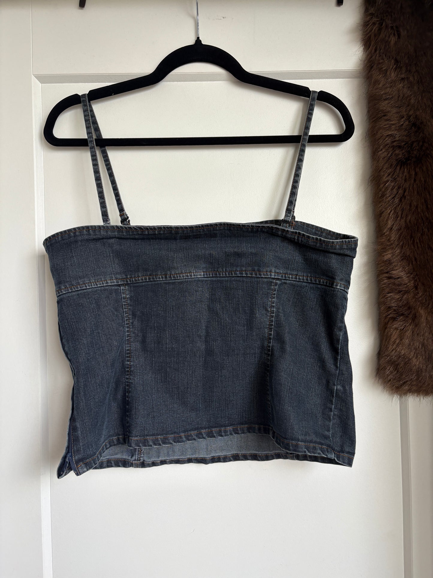 DENIM CROP TOP - XL