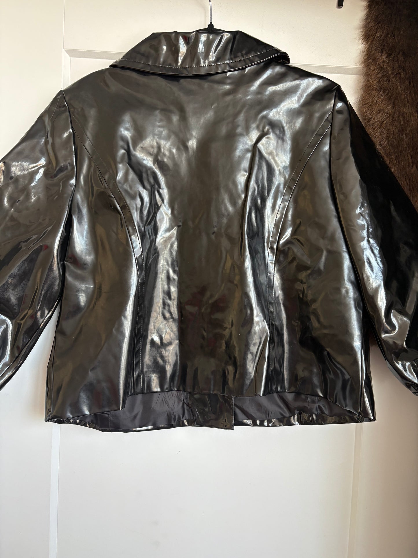 VINTAGE A.M.I. PLEATHER PEACOAT