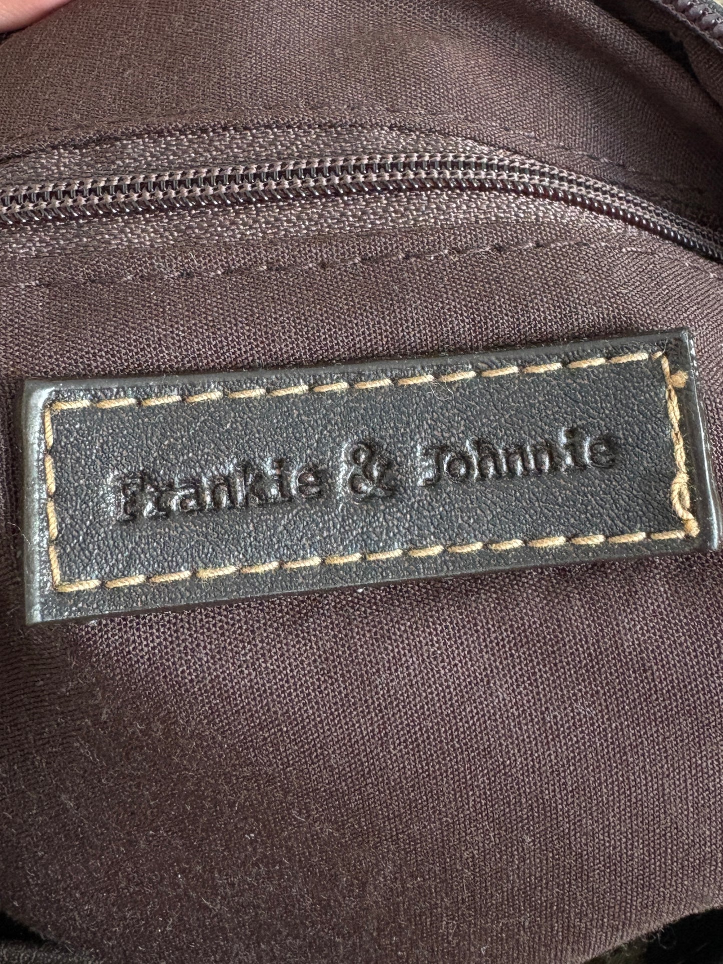 FRANKIE & JOHNNIE ANIMAL FUR SHOULDER BAG