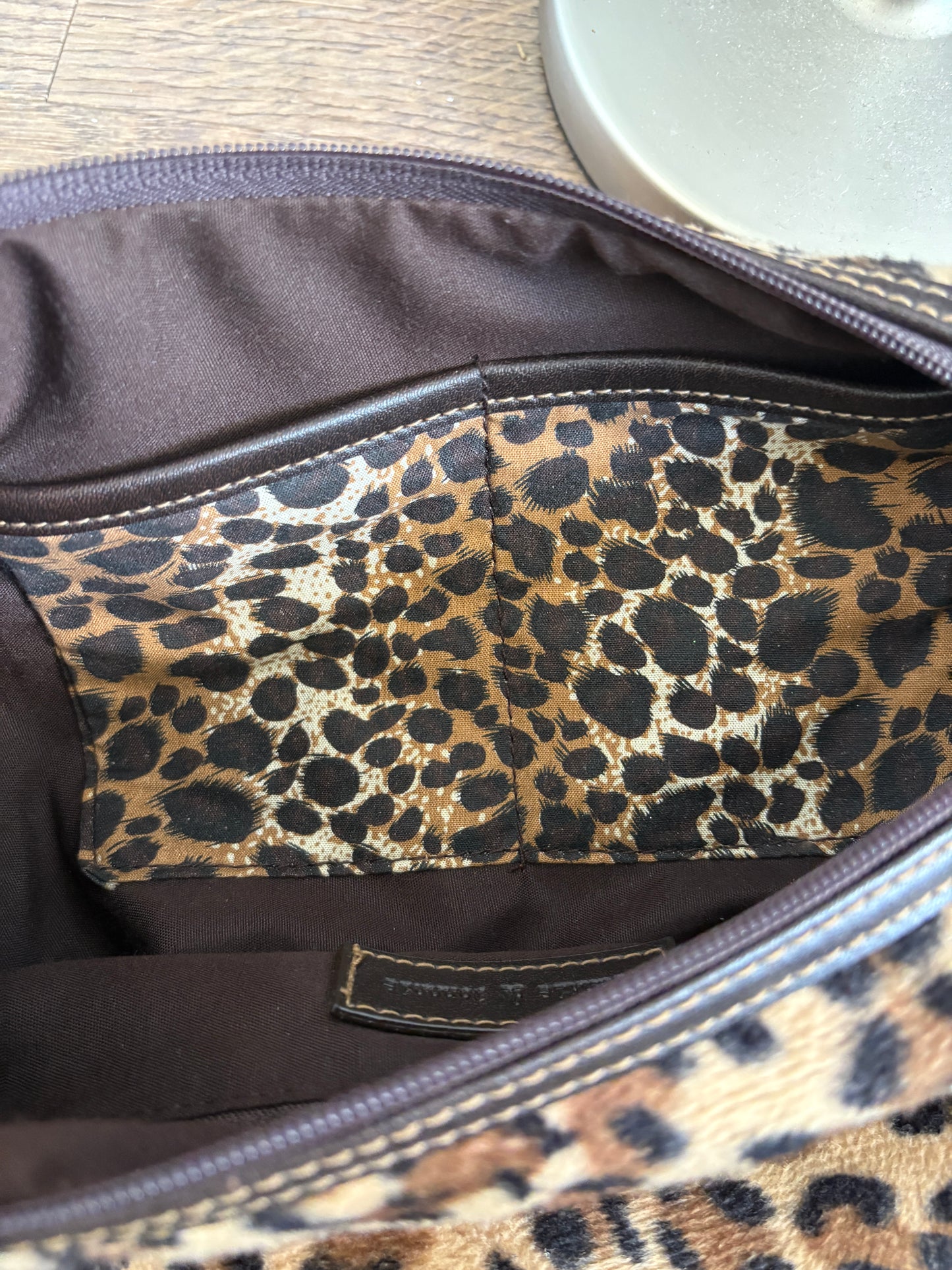 FRANKIE & JOHNNIE ANIMAL FUR SHOULDER BAG