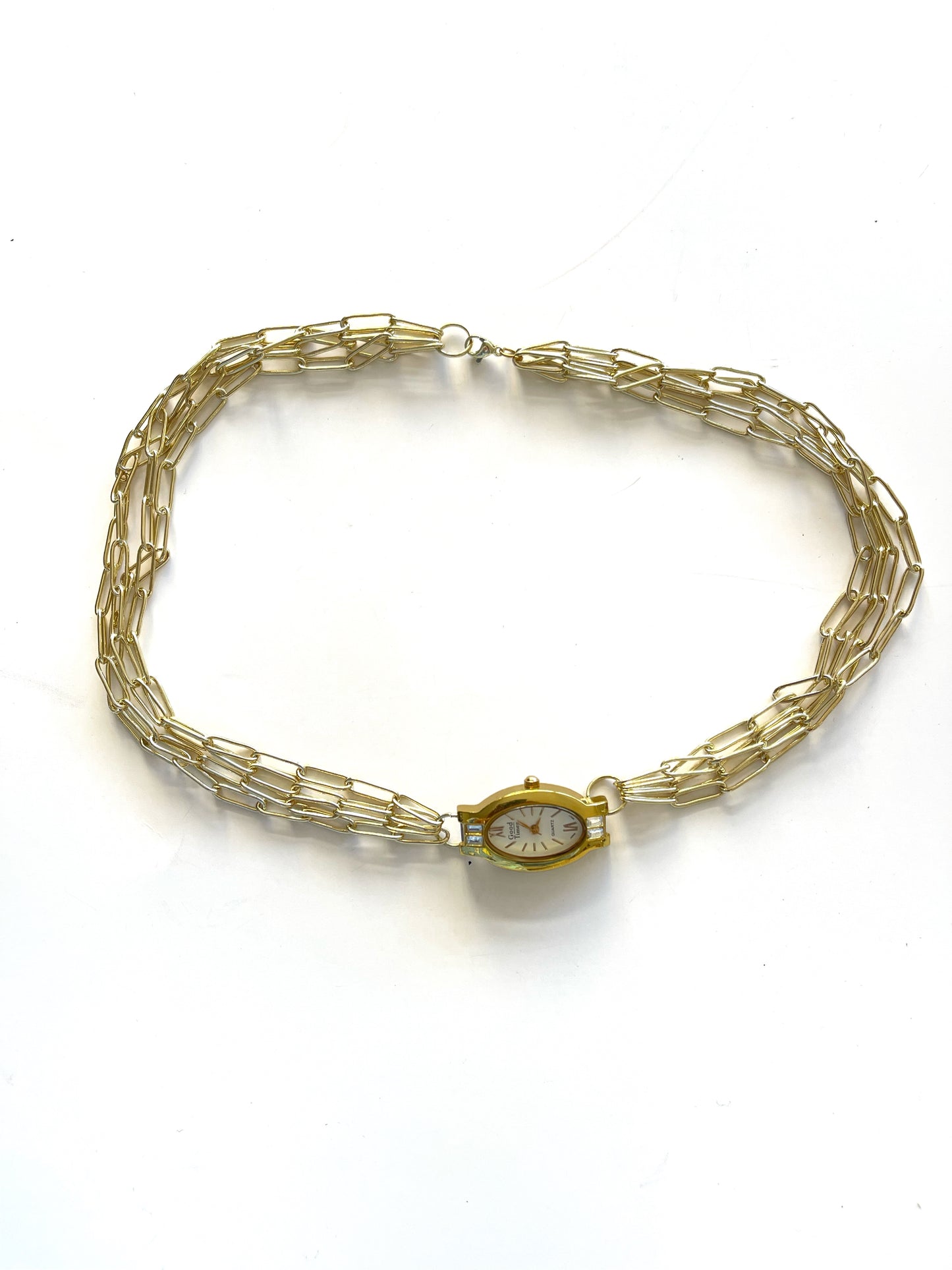 GOOD TIMES WATCH NECKLACE