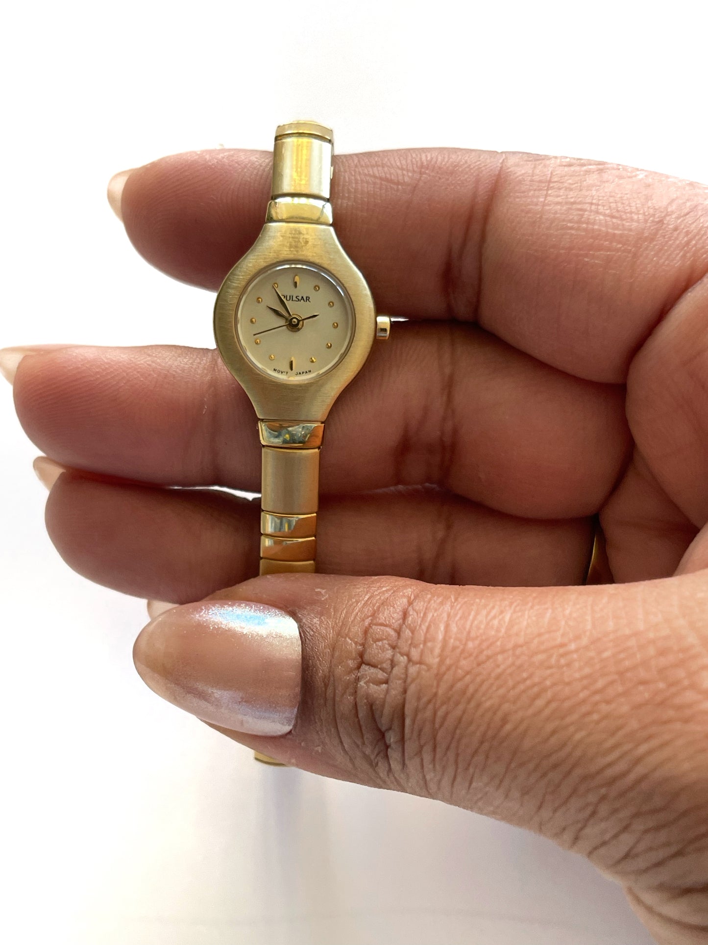 VINTAGE PULSAR GOLD STRETCH WATCH