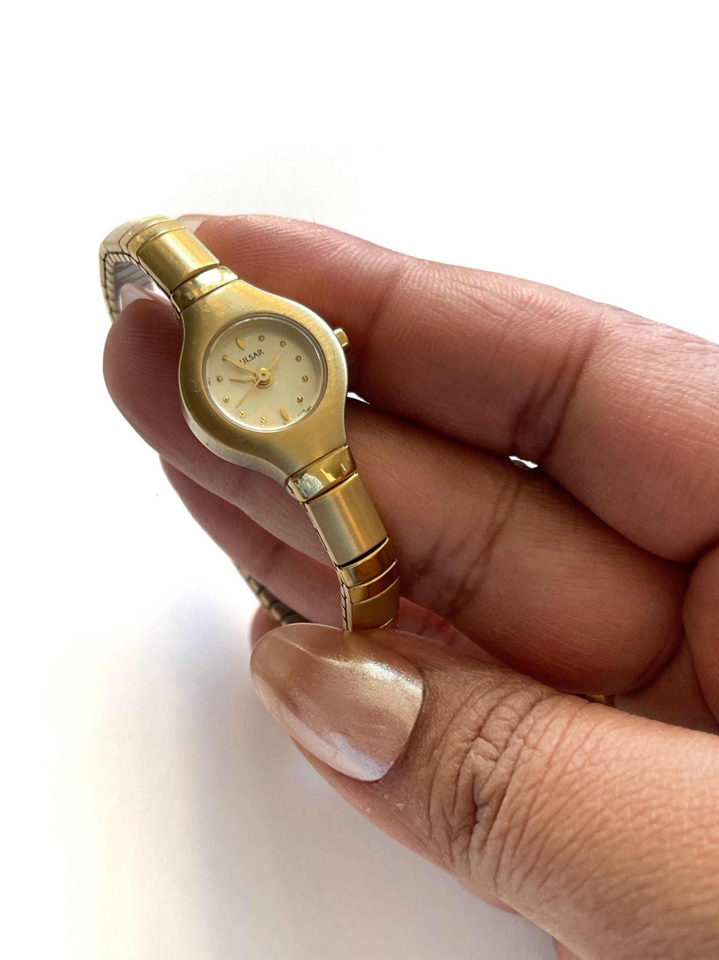 VINTAGE PULSAR GOLD STRETCH WATCH