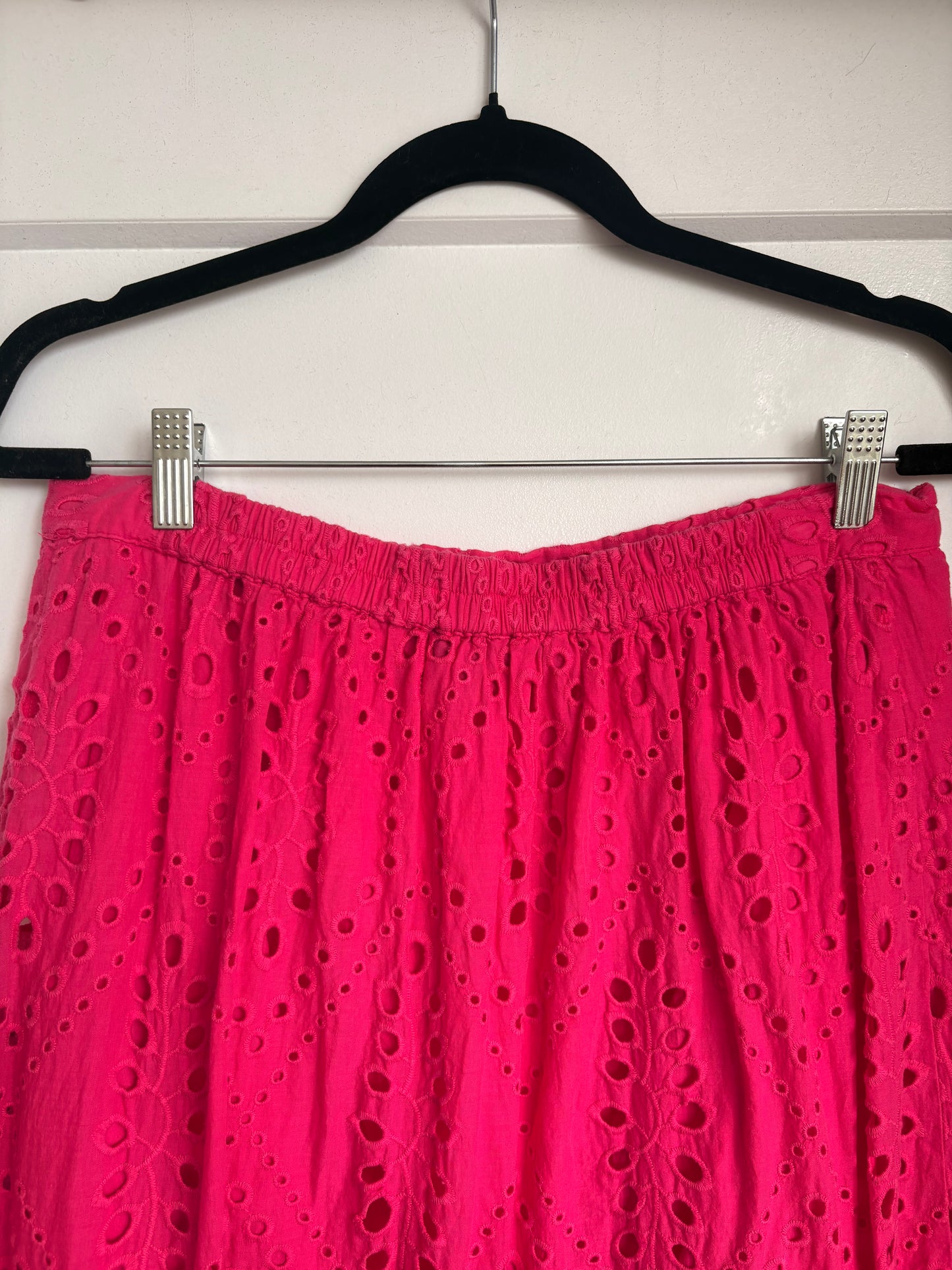 PINK MIDI SKIRT - M