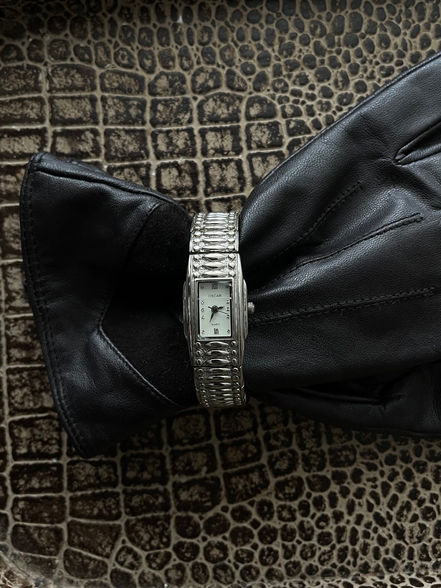VINTAGE OSCAR CUFF WATCH