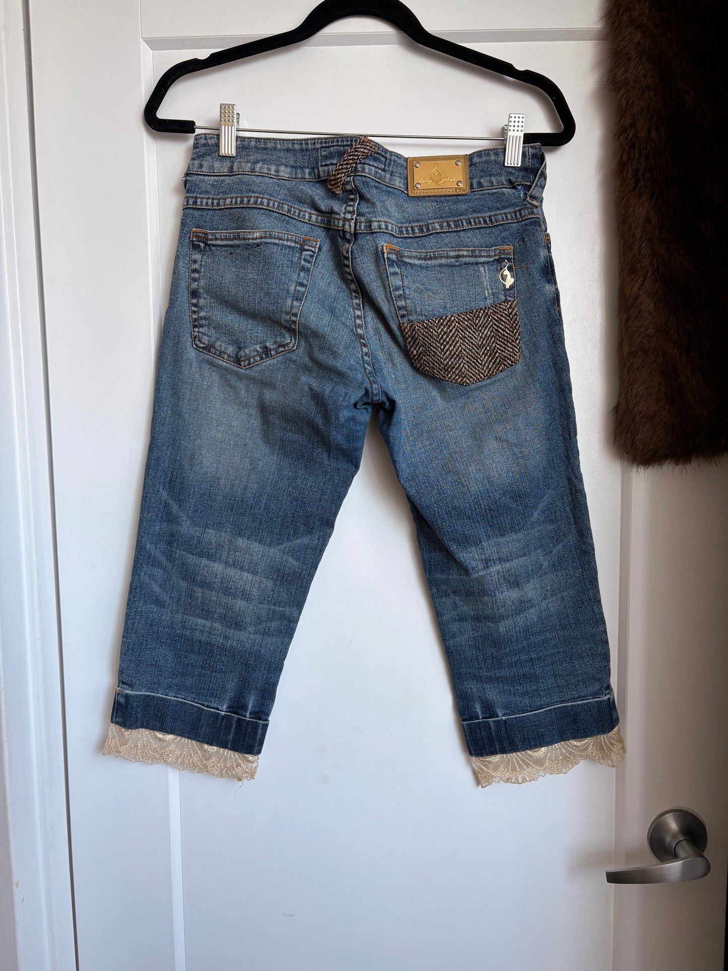 VINTAGE DENIM BABY PHAT CAPRI - 5