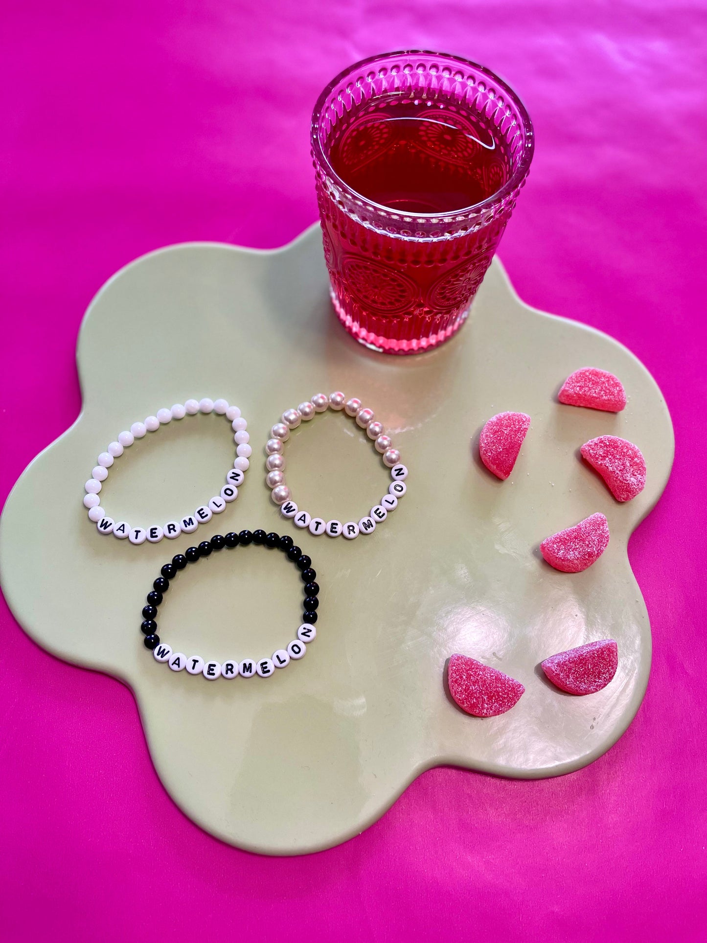 PEARL WATERMELON BRACELET