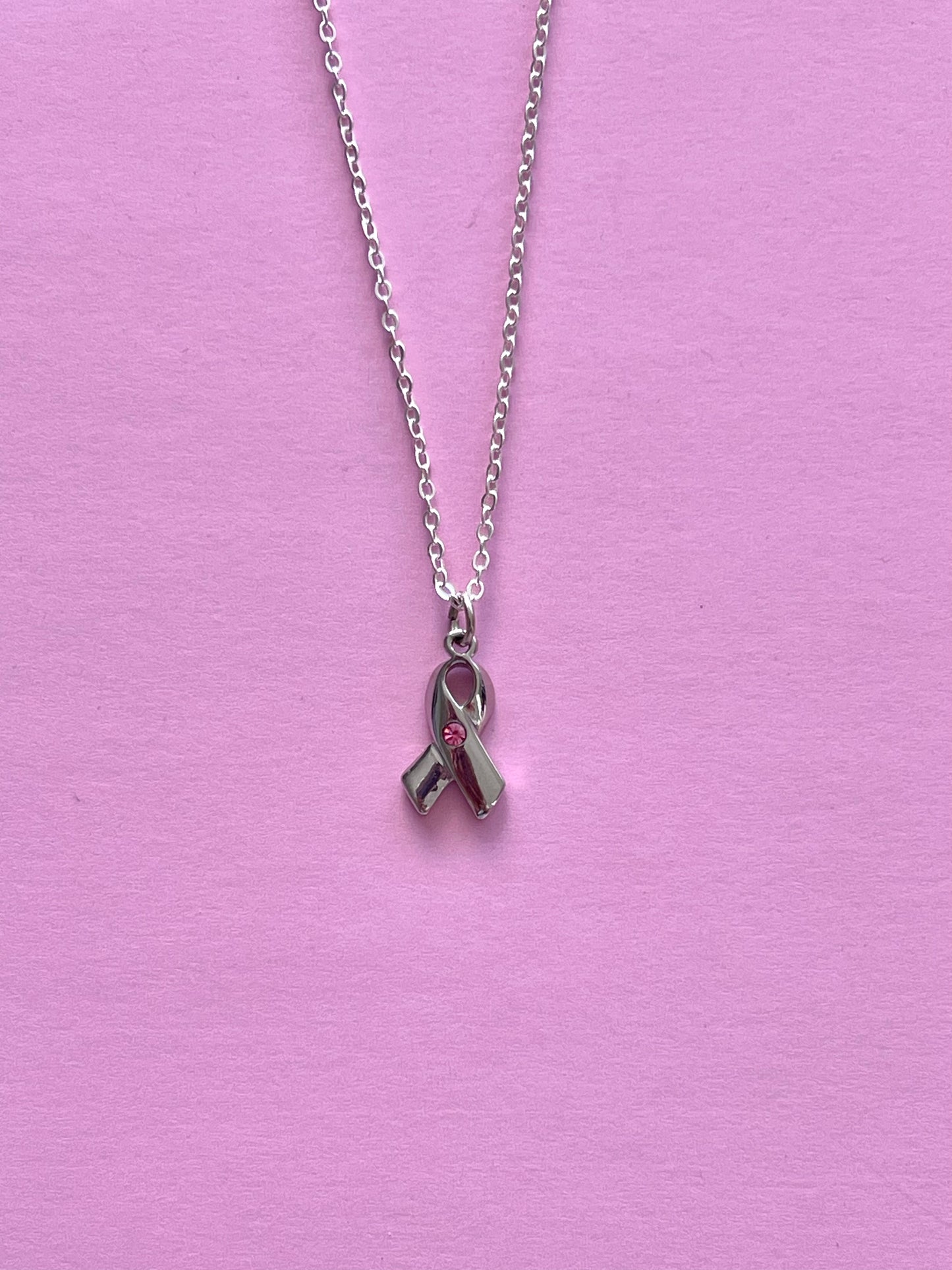BREAST CANCER AWARENESSS NECKLACE