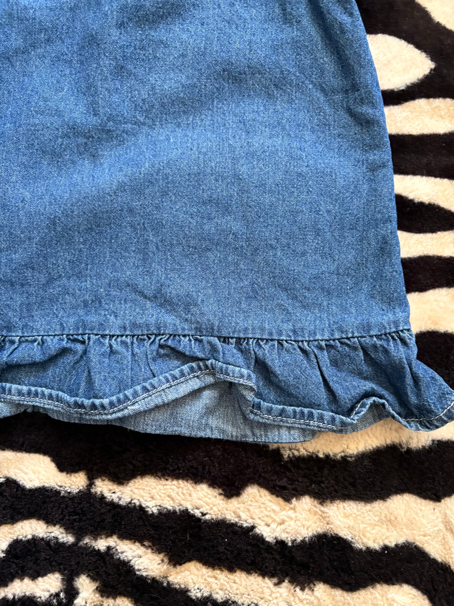 JUICY COUTURE KIDS DENIM OVERALL DRESS - 4T