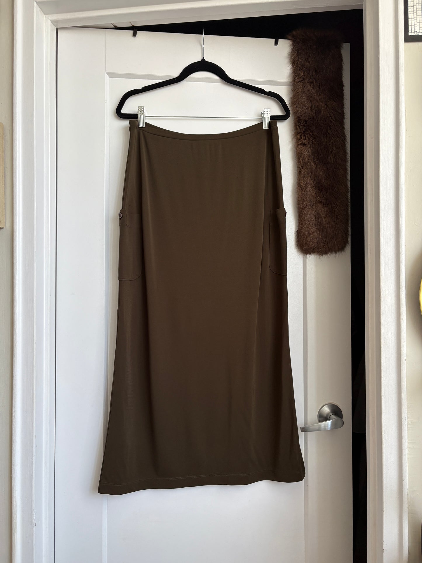 KHAKI SKIRT