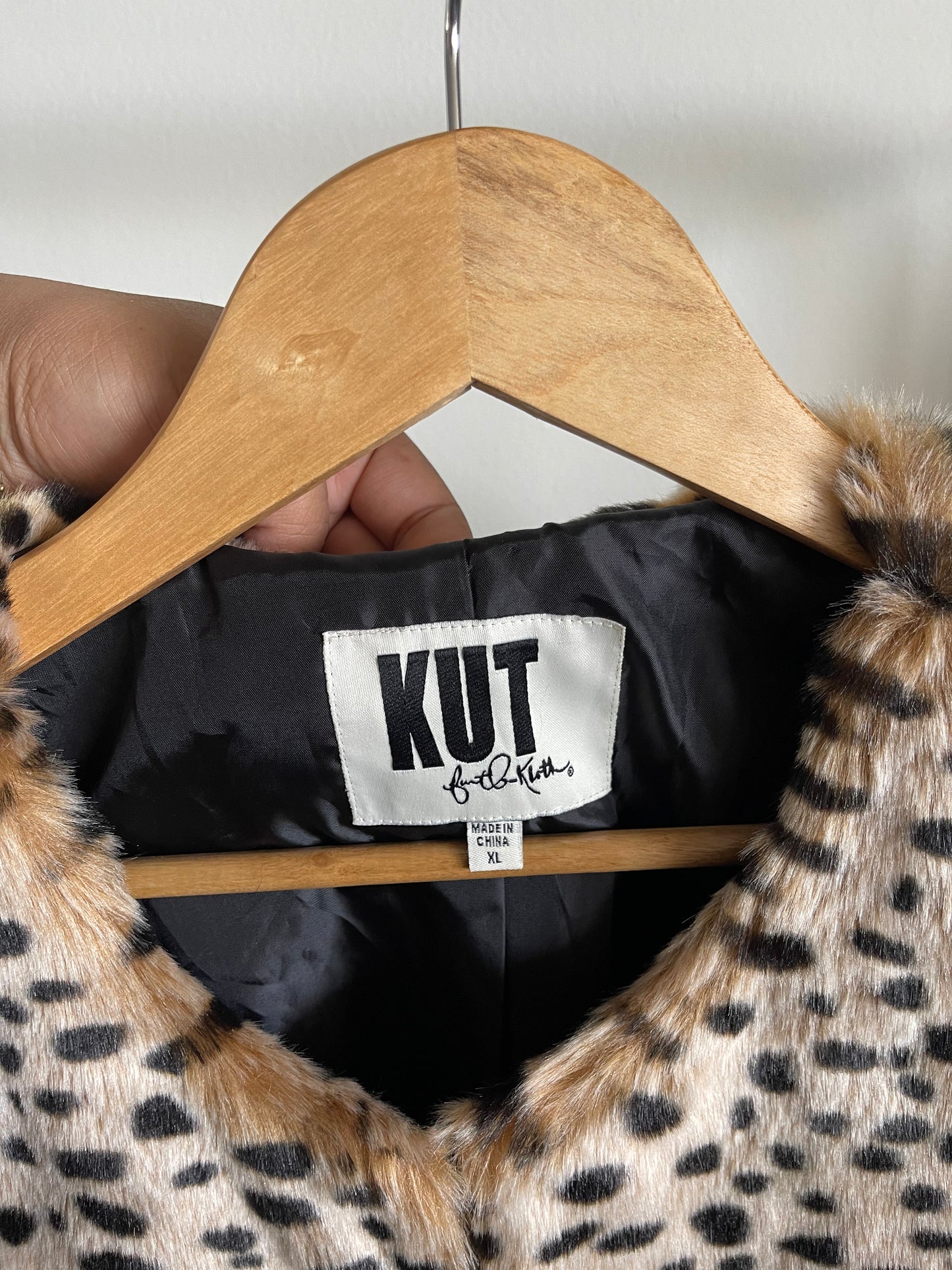 KUT FROM THE KLOTH LEOPARD PRINT JACKET