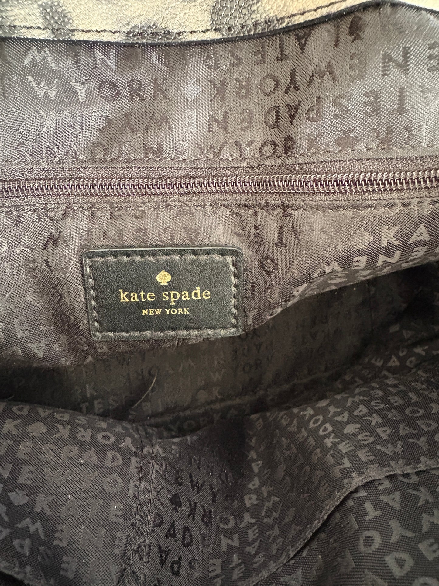 KATE SPADE GRANT STREET GRAINY LEOPARD PRINT BAG