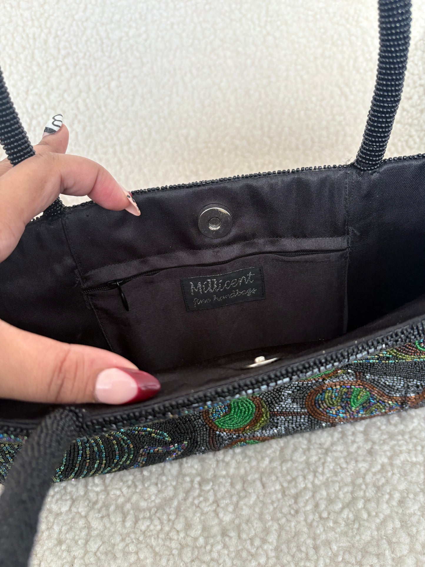 MILLICENT FINE HANDBAGS BEADED PURSE