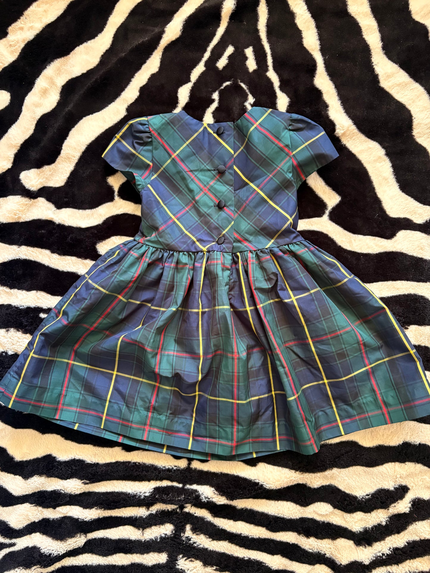RALPH LAUREN TARTAN DRESS - 18M