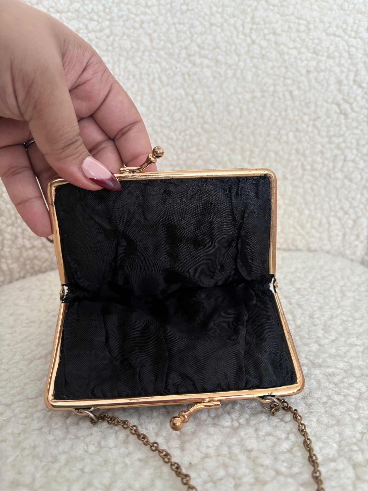 VINTAGE 60s HONG KONG BEADED PURSE