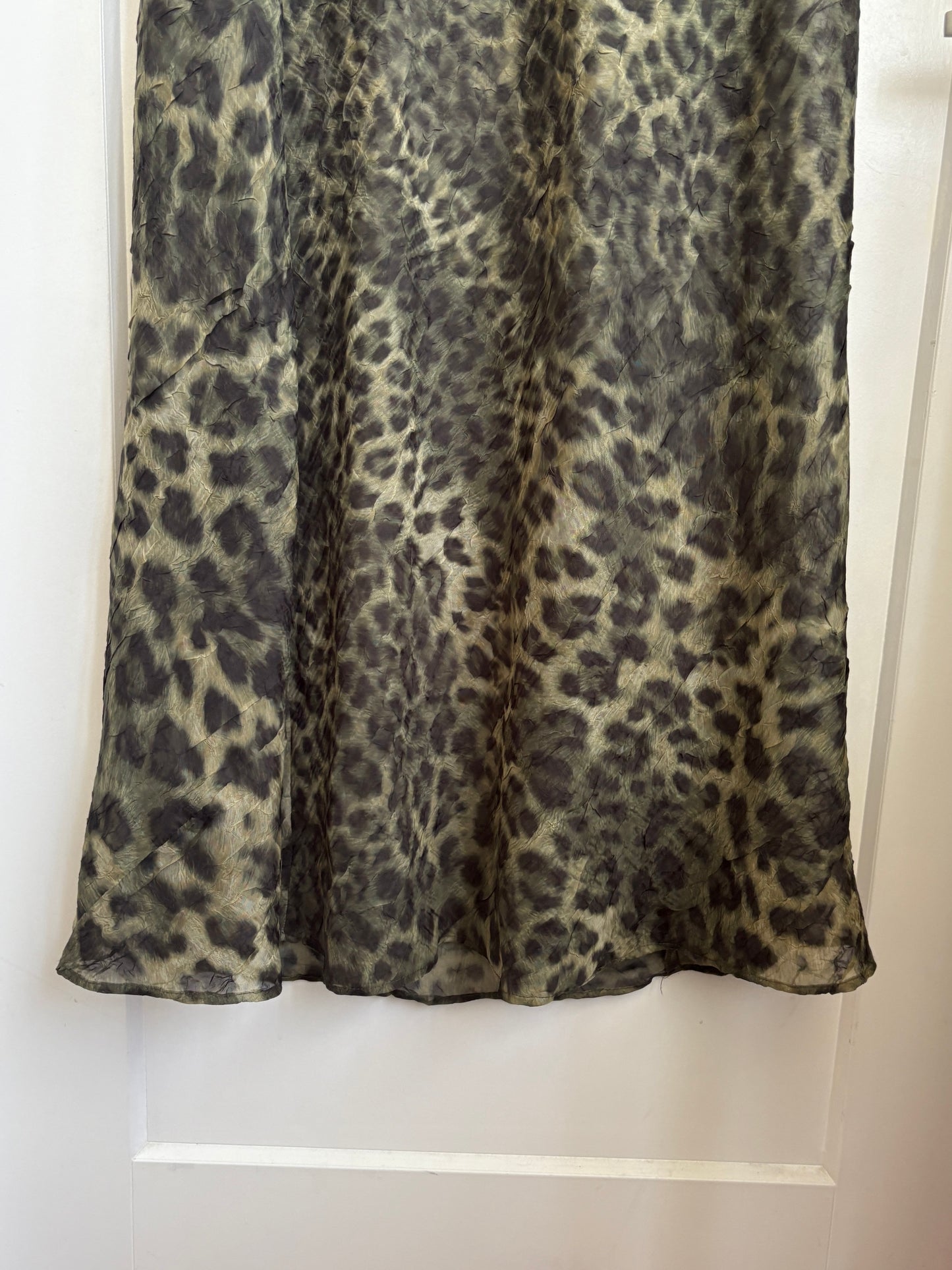 VINTAGE ANIMAL PRINT MAXI DRESS
