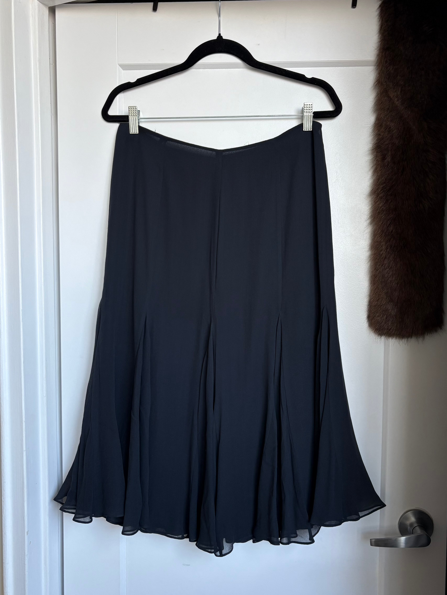 VINTAGE DANA BUCHMAN MIDI SKIRT