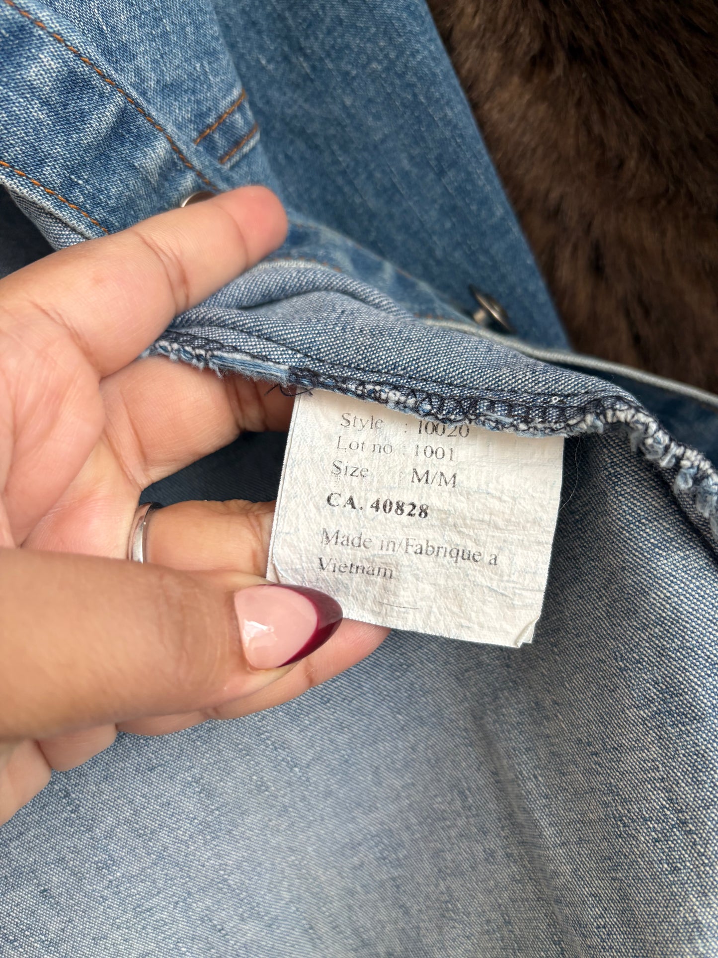 VINTAGE DENIM JACKET - M