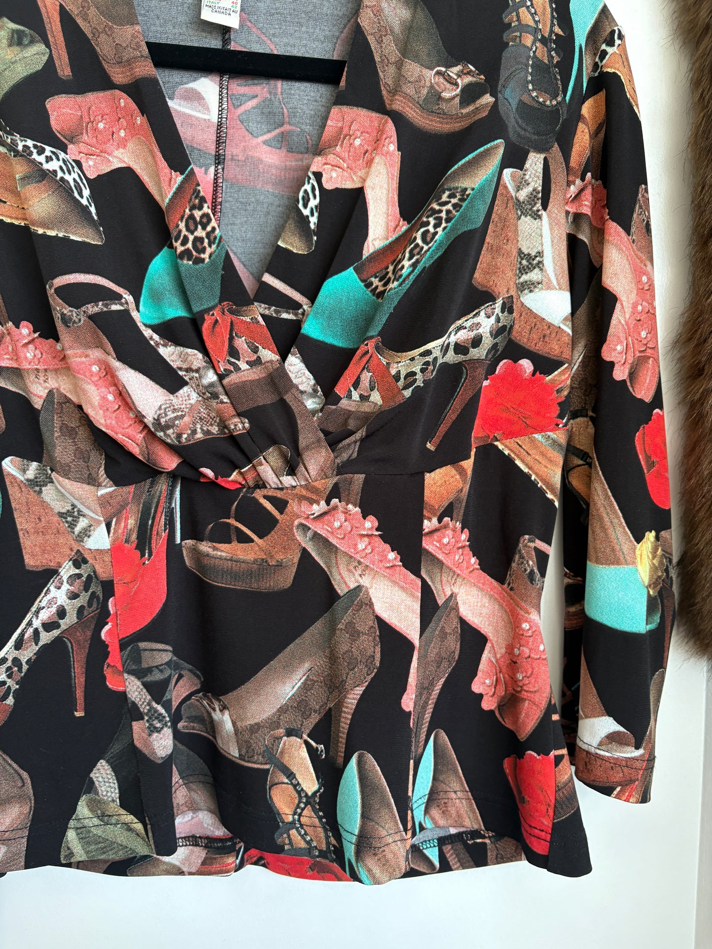 VINTAGE JOSEPH RIBKOFF DESIGNER HEEL TOP
