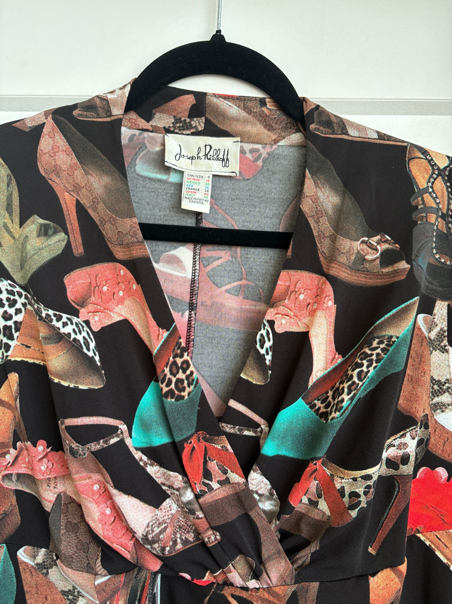 VINTAGE JOSEPH RIBKOFF DESIGNER HEEL TOP