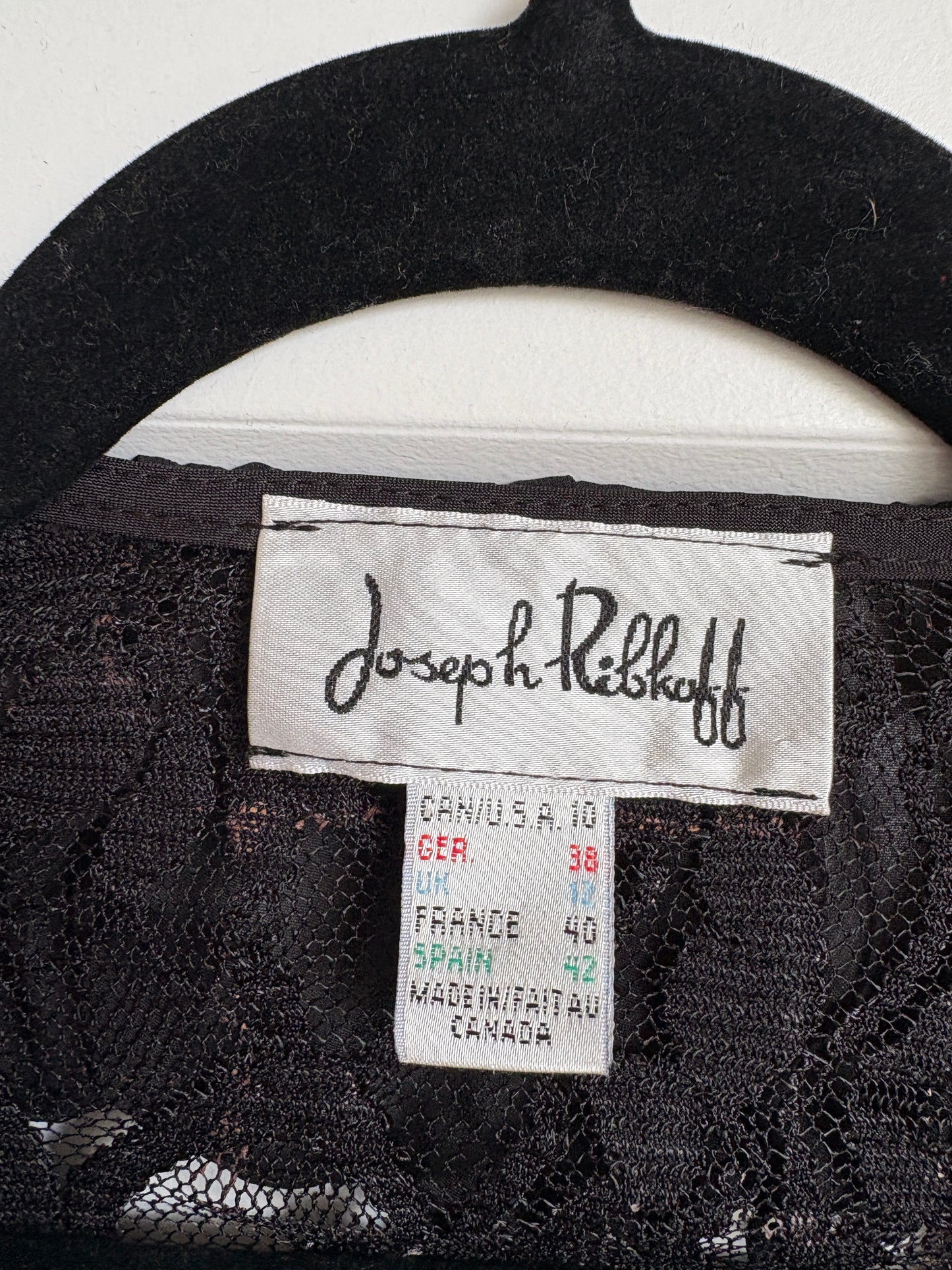 VINTAGE JOSEPH RIBKOFF RUFFLE TOP