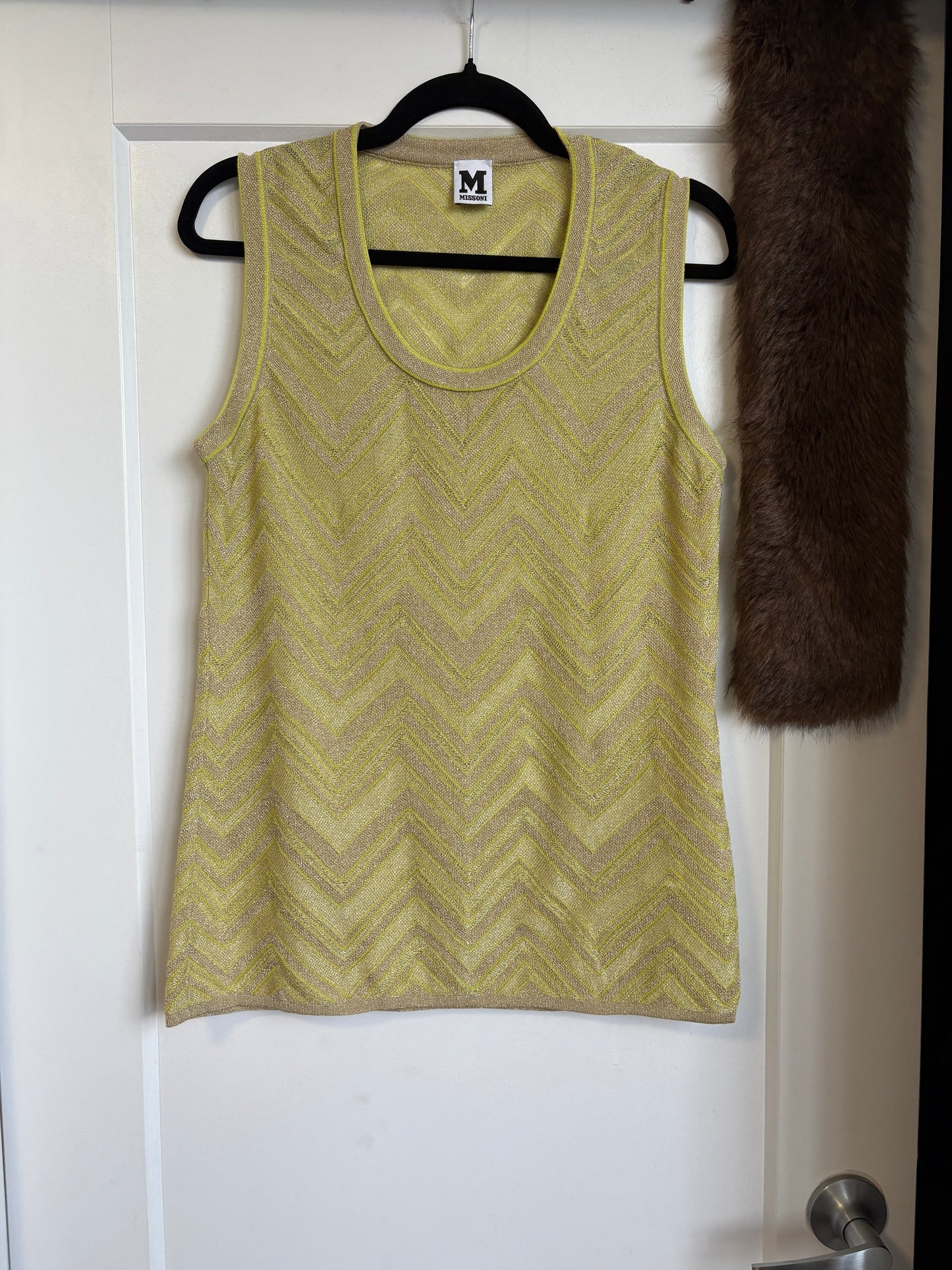 VINTAGE MISSONI ZIG ZAG TANK - L