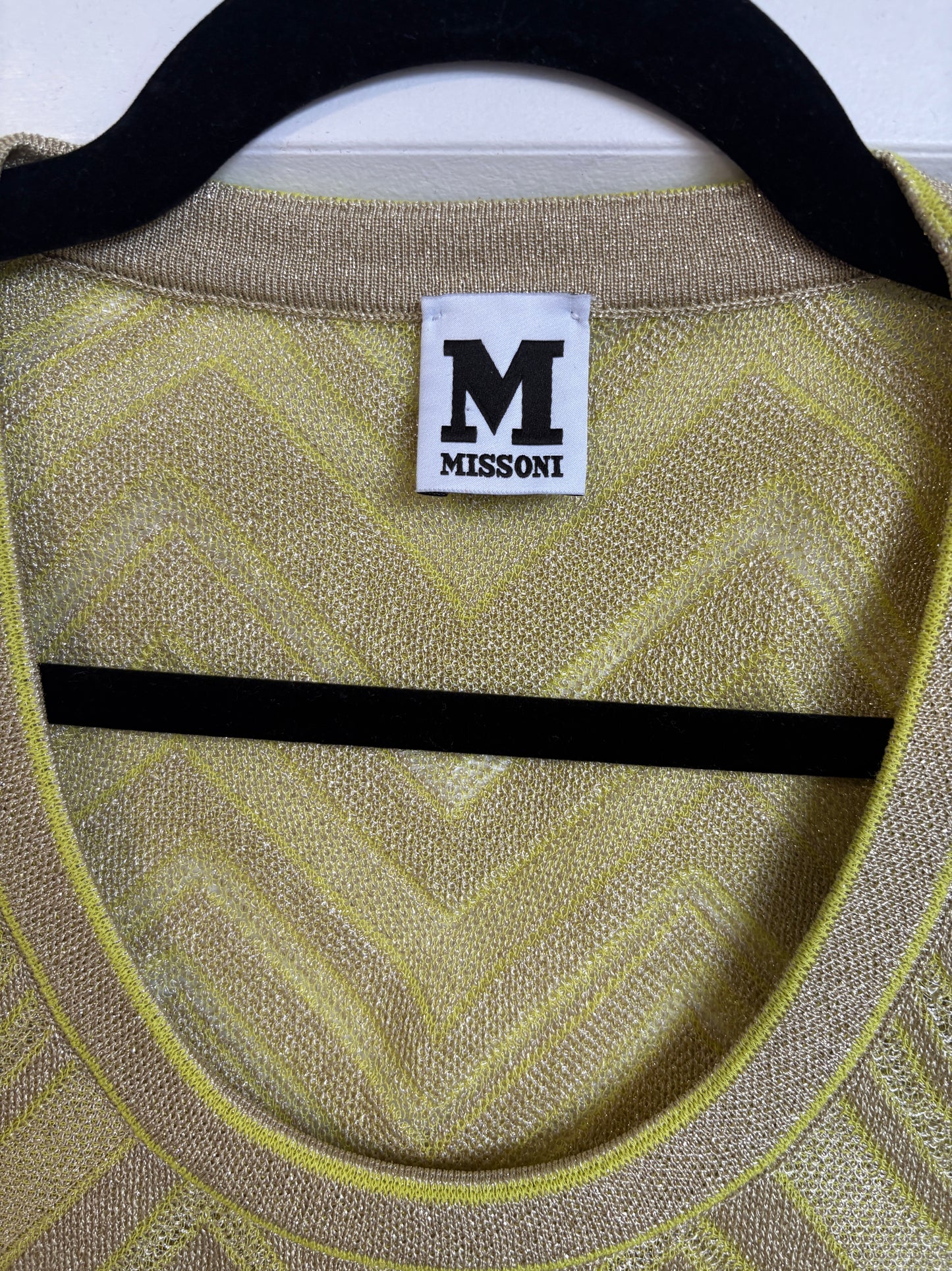 VINTAGE MISSONI ZIG ZAG TANK - L