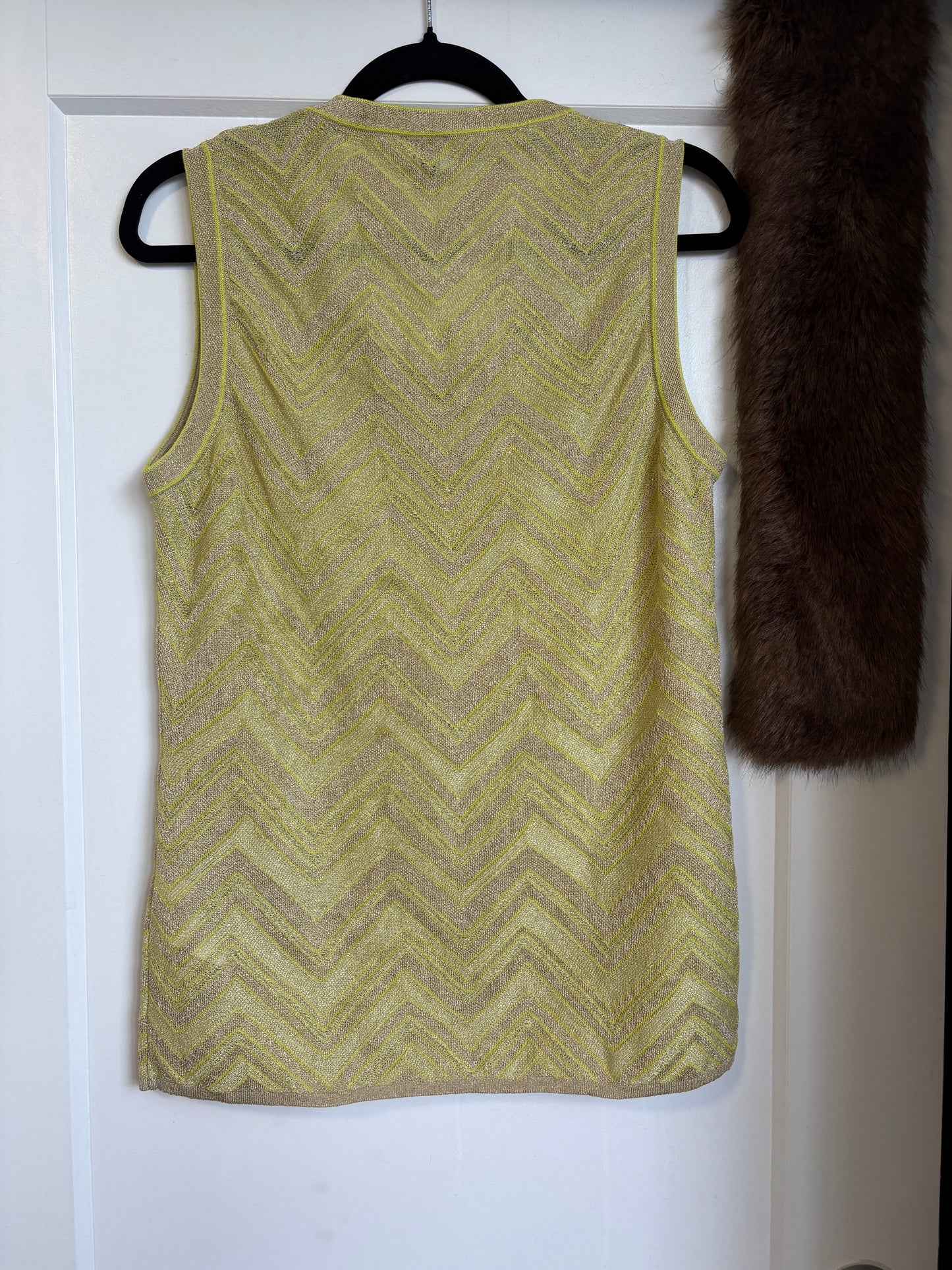 VINTAGE MISSONI ZIG ZAG TANK - L