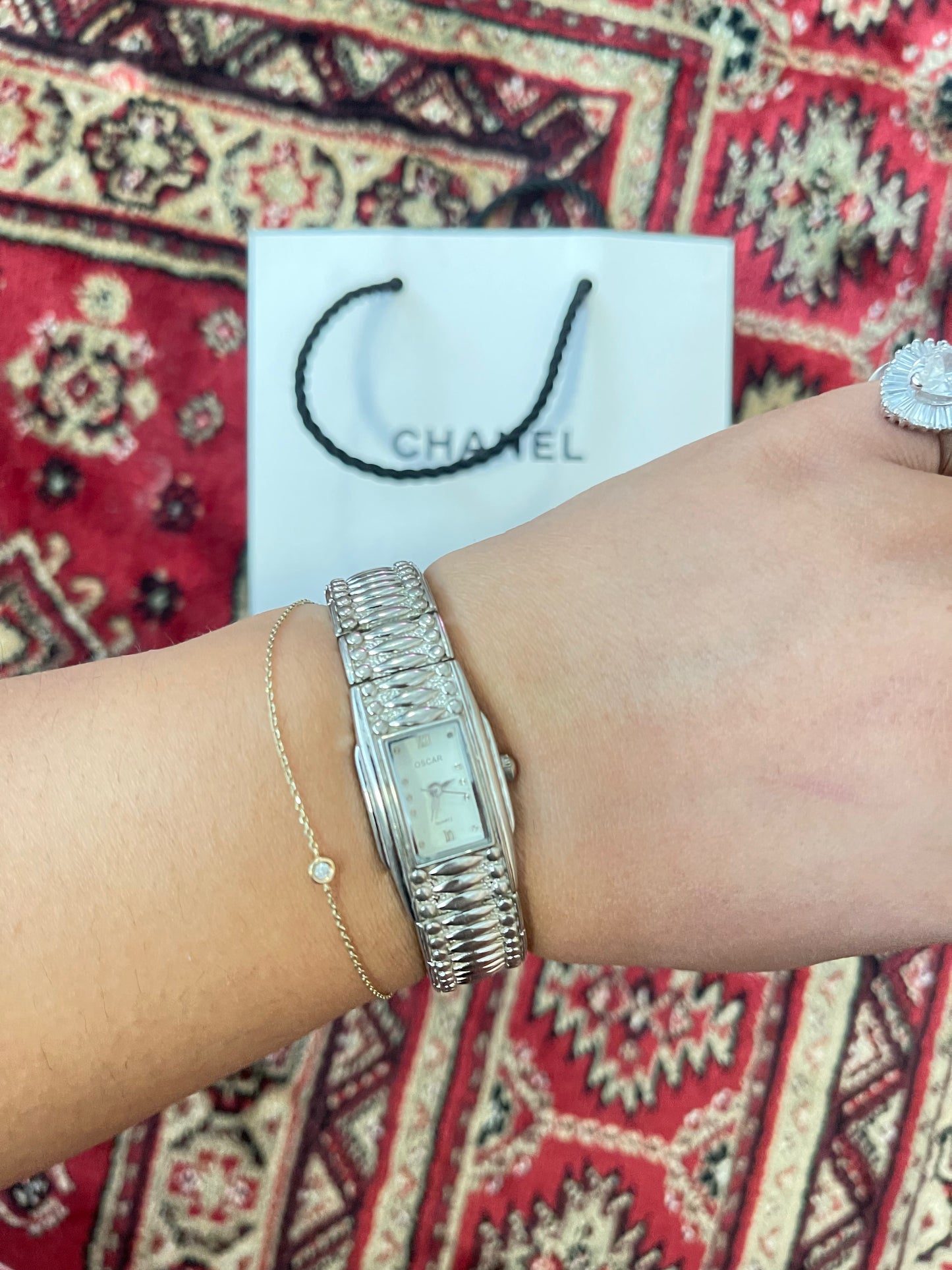 VINTAGE OSCAR CUFF WATCH