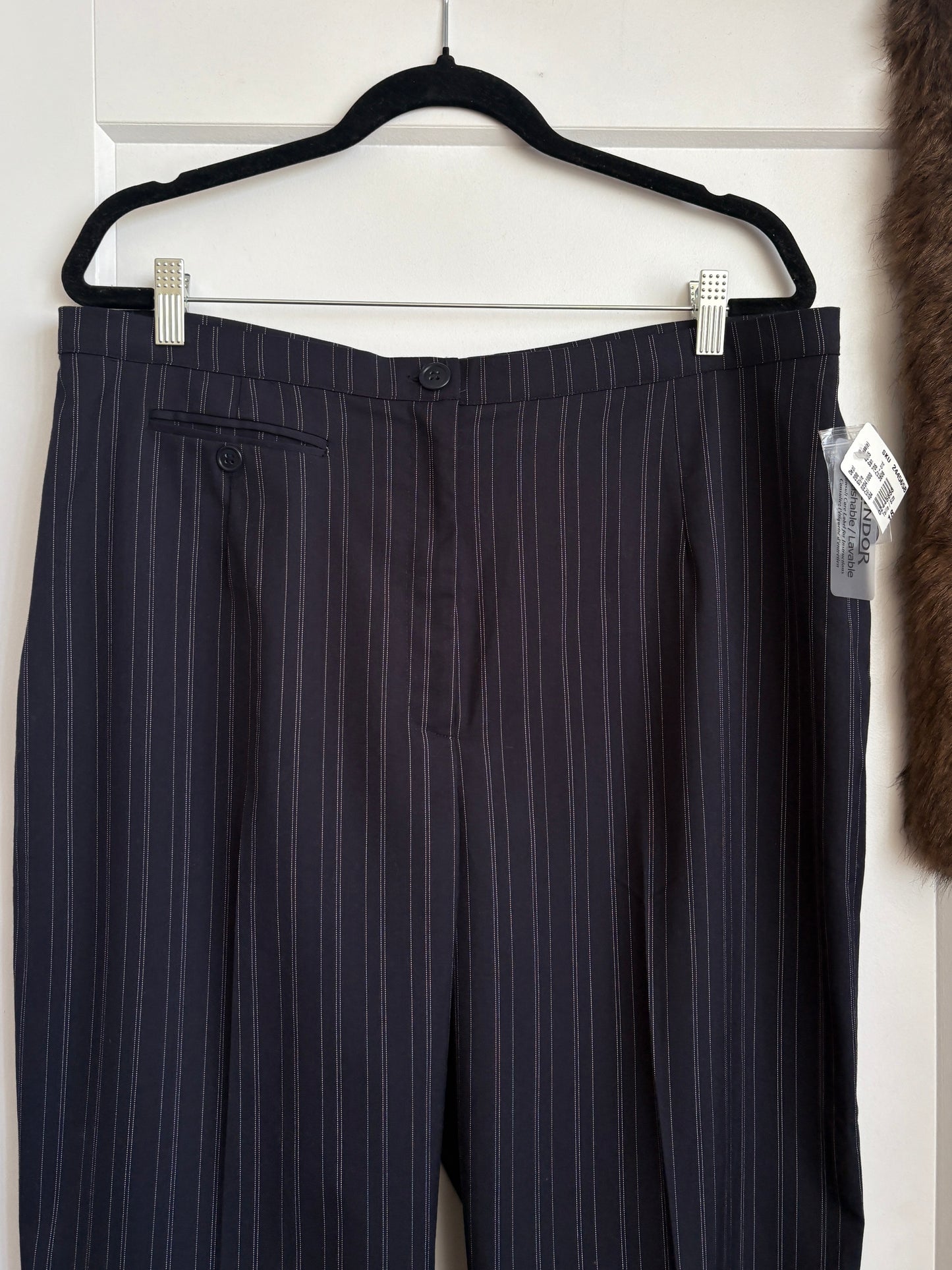 VINTAGE PINSTRIPE OFFICE SIREN PANTS