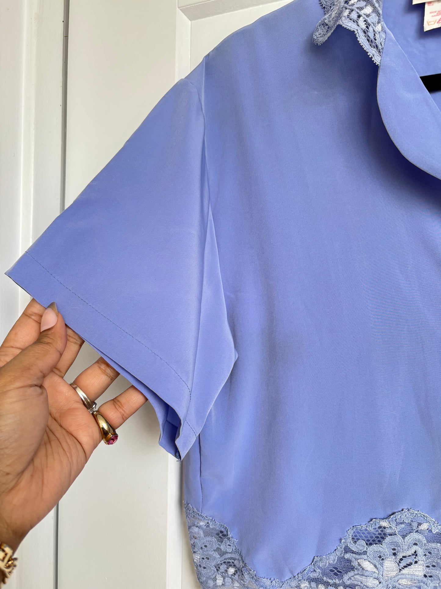 VINTAGE SILK & SATIN BED JACKET