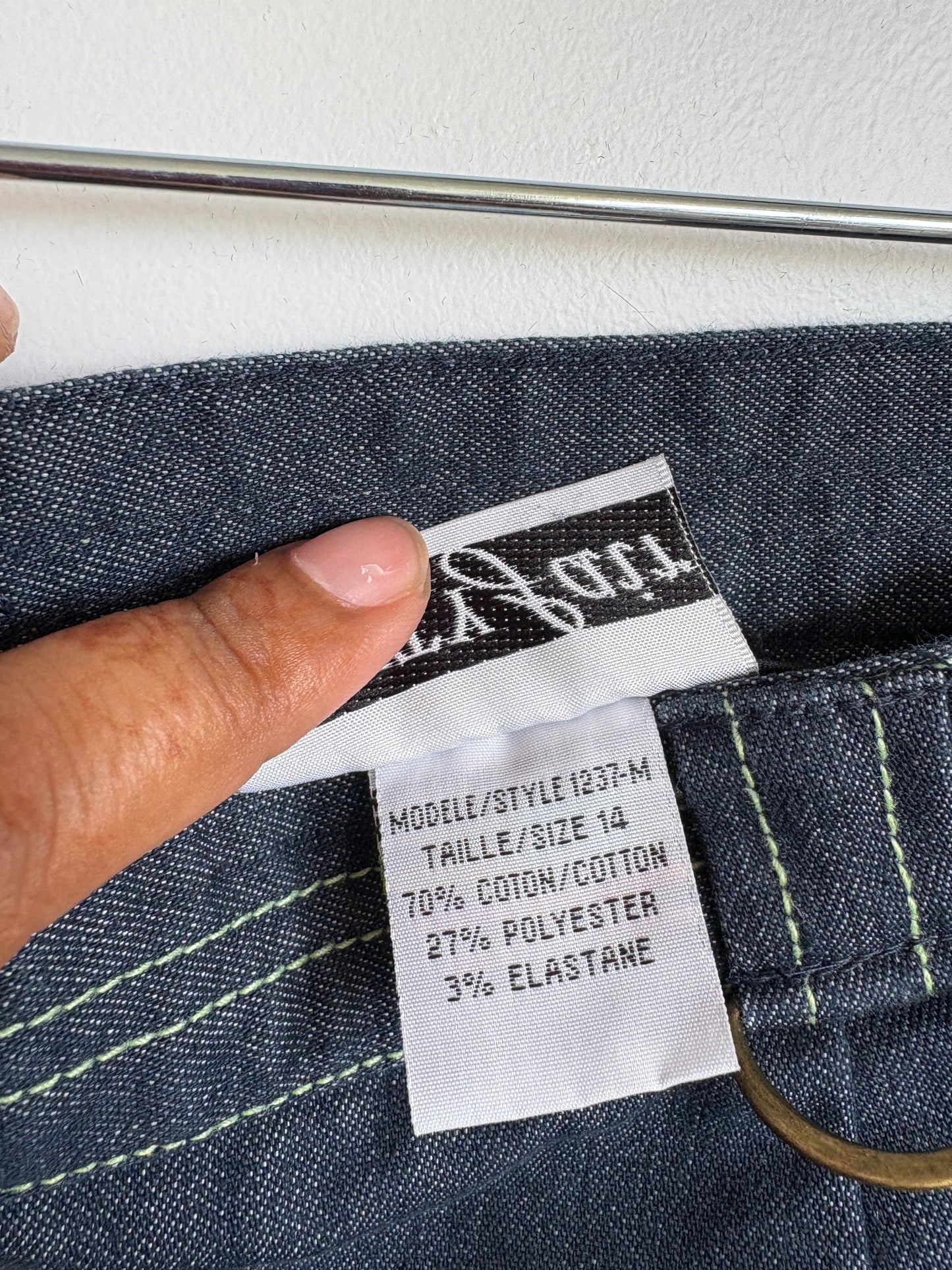 VINTAGE VANITY FAIR DENIM SKIRT