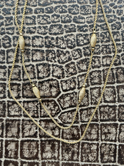 VINTAGE GOLD LAYERED NECKLACE