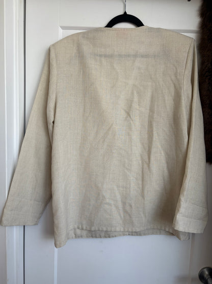 VINTAGE TANJAY LINEN BLAZER