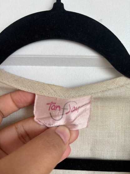 VINTAGE TANJAY LINEN BLAZER