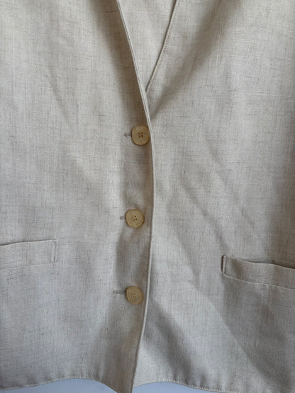VINTAGE TANJAY LINEN BLAZER