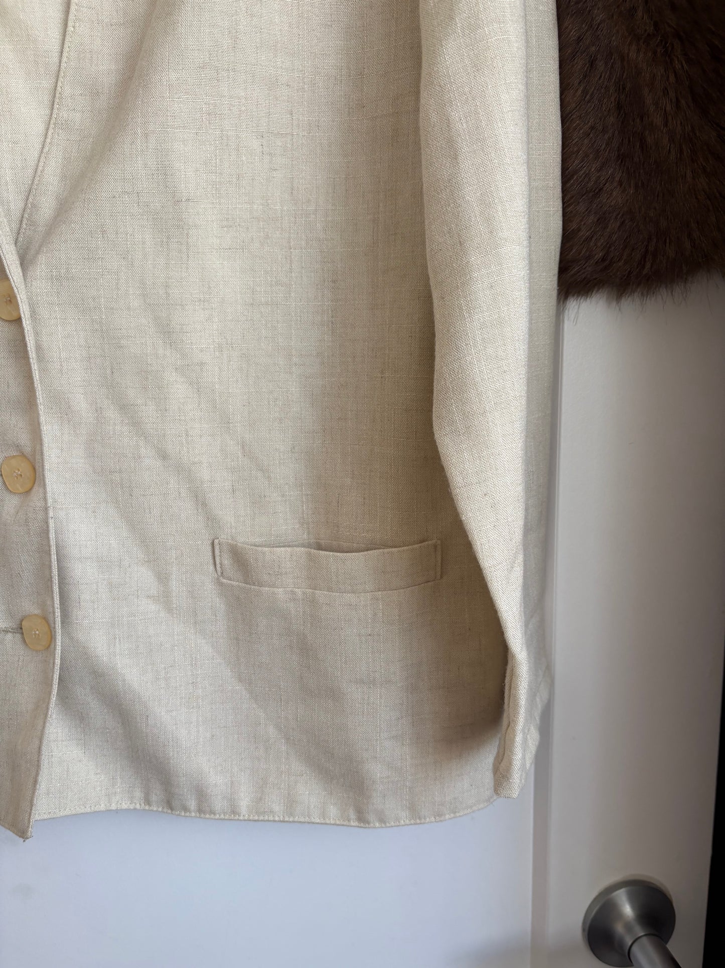 VINTAGE TANJAY LINEN BLAZER