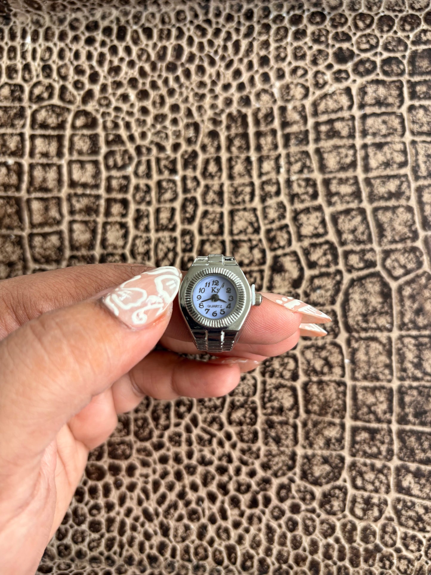 BABY BLUE RING WATCH