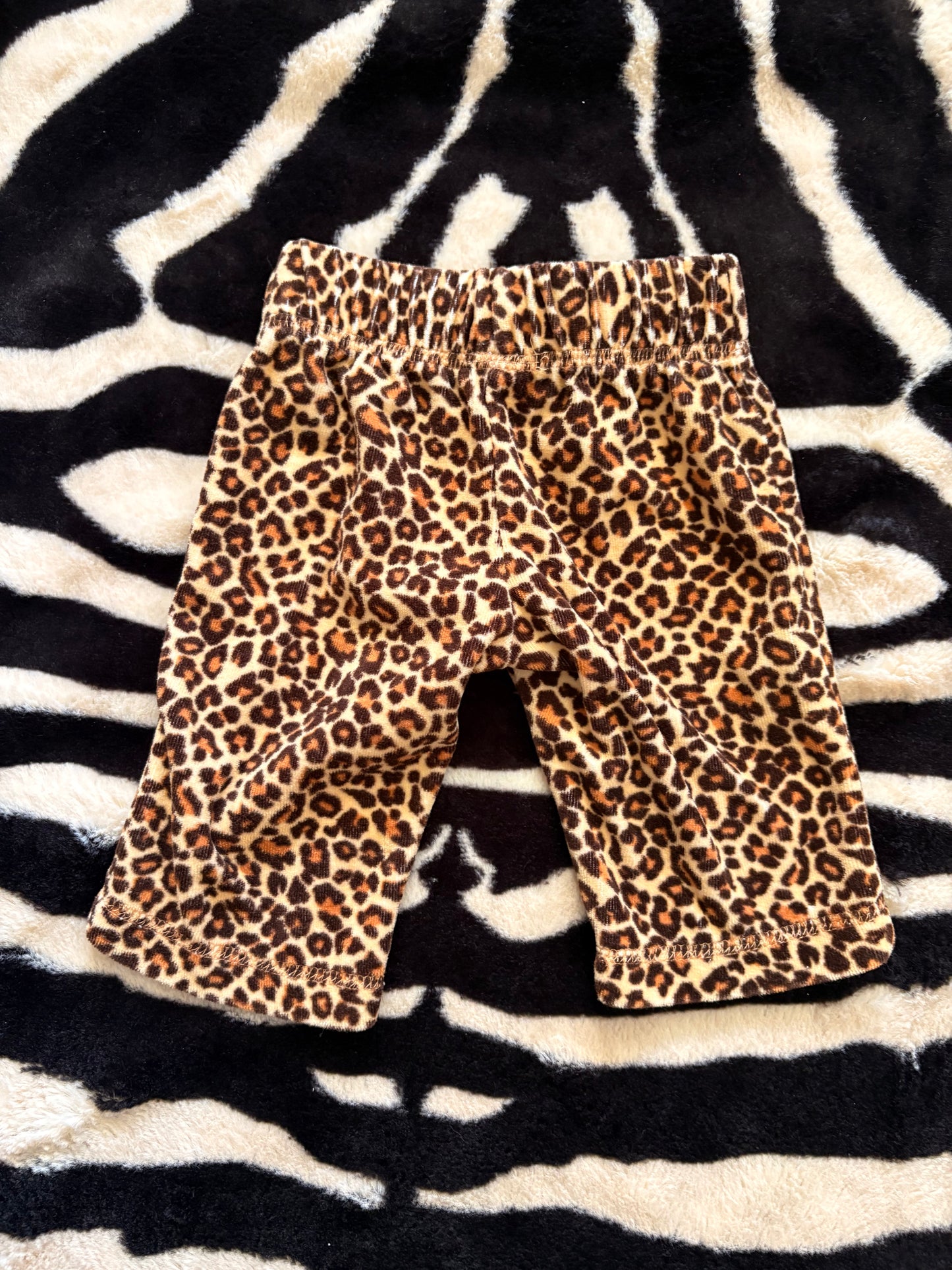 BABY LEOPARD PRINT PANTS - 3M
