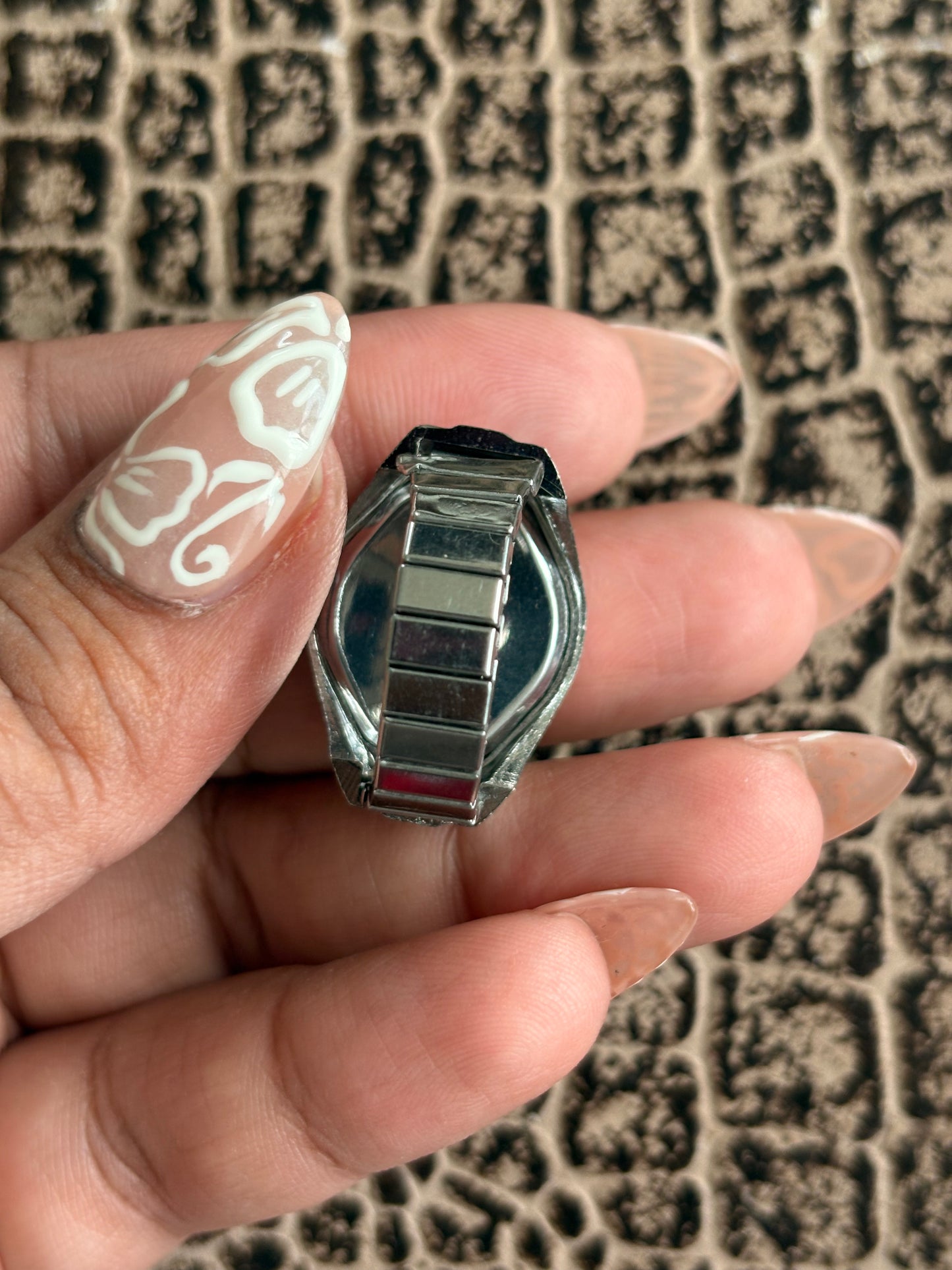 BABY PINK RING WATCH